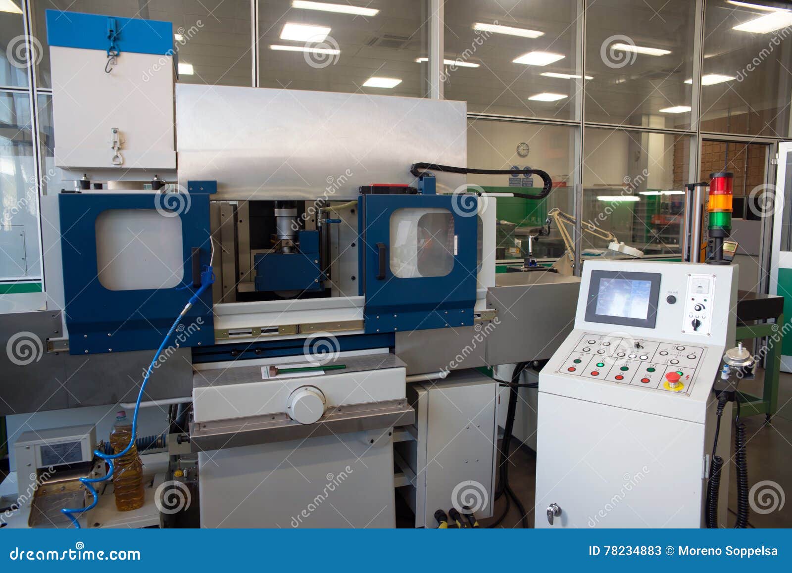 Machine Tools with Computer Numerical Control (CNC) Stock Image Image