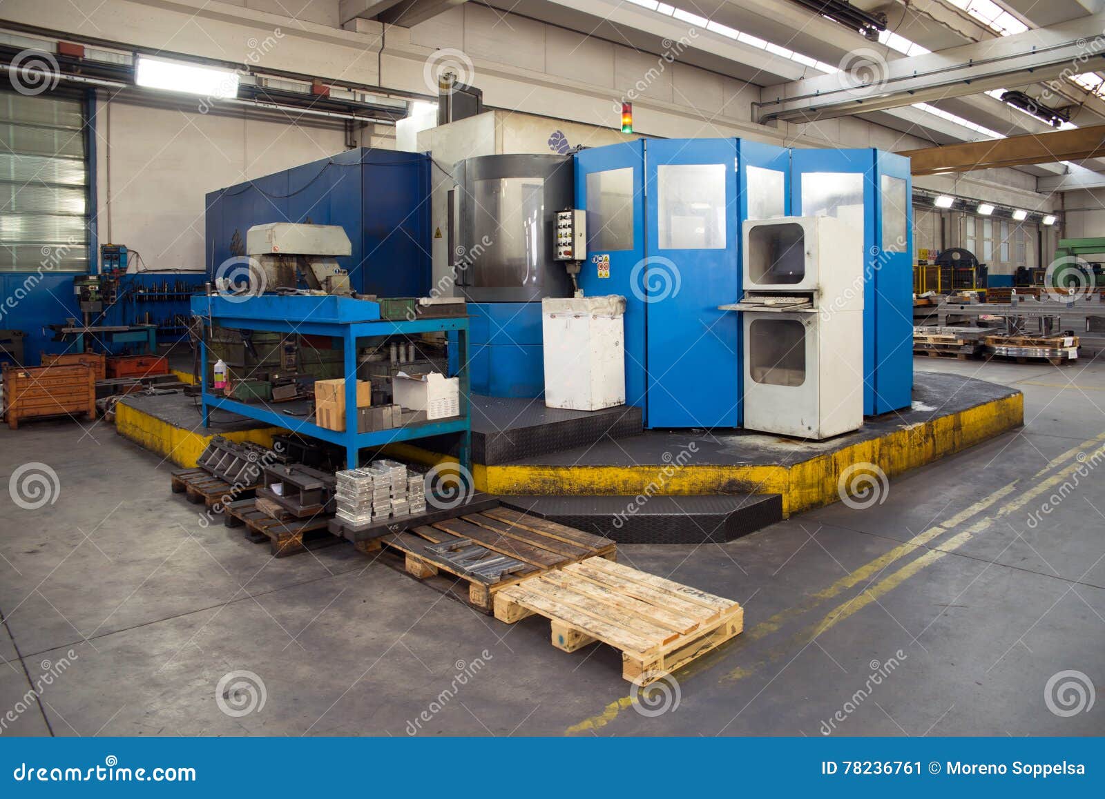 Machine Tools with Computer Numerical Control (CNC) Stock Image Image