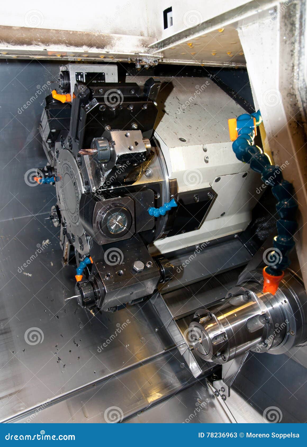 Machine Tools with Computer Numerical Control (CNC) Stock Image Image