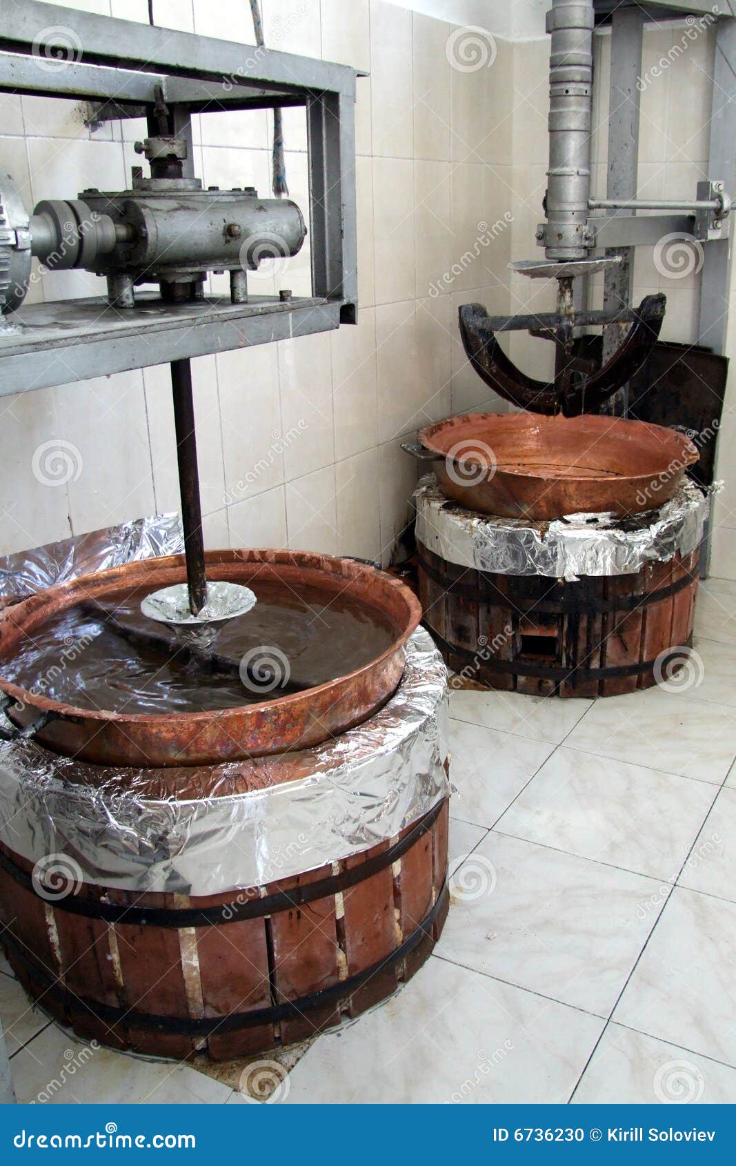 Machines for Making Cyprus Delight Stock Photo Image of mixer