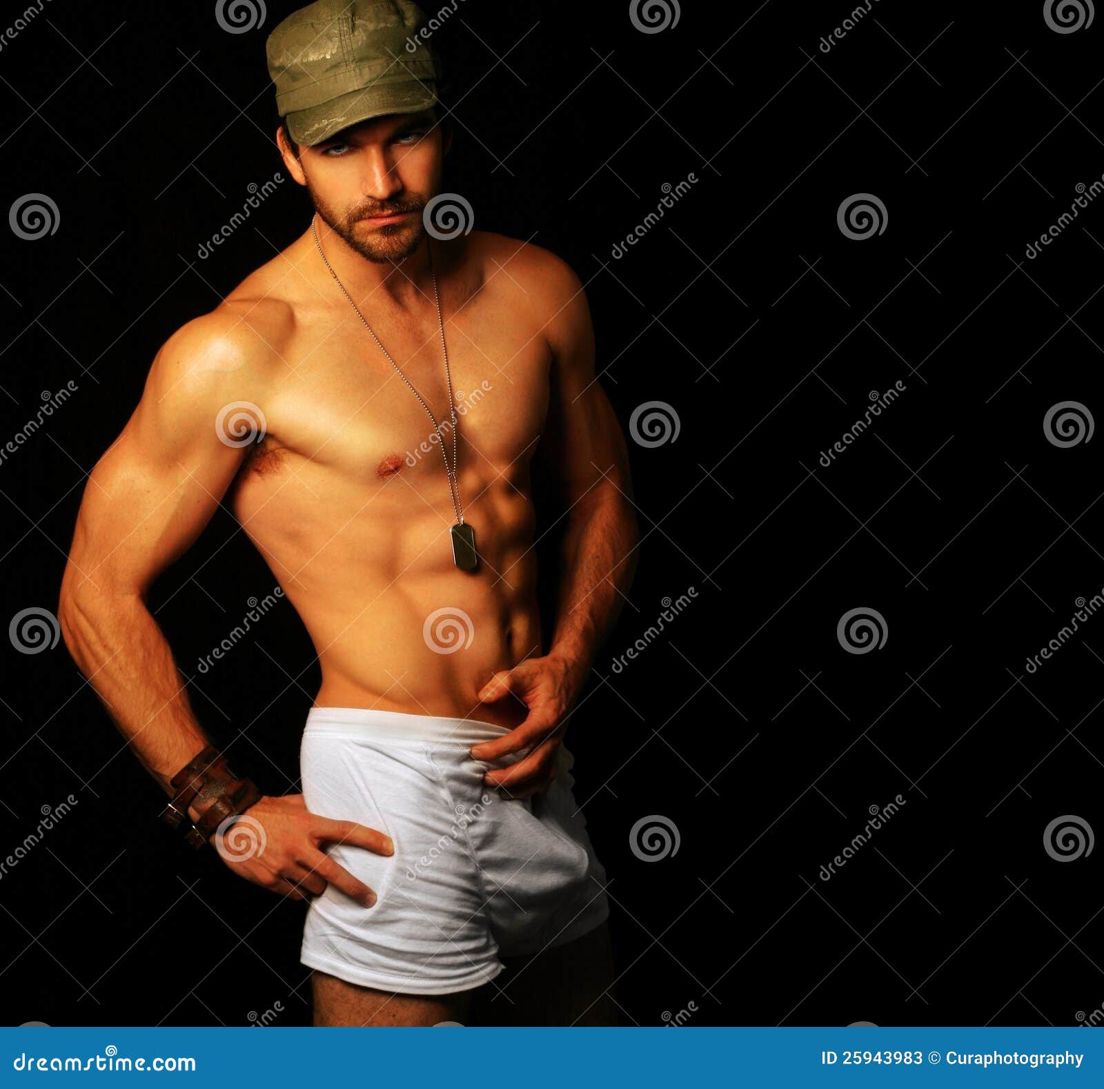 Macho man stock image. Image of bulge, muscular, suggestive - 25943983