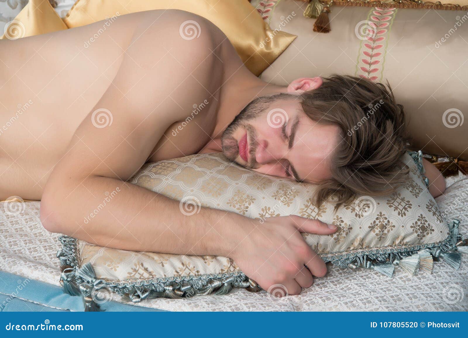 Macho Guy Torso Relaxing Lay Bedroom Morning Wood Formally Known Nocturnal Penile Tumescence