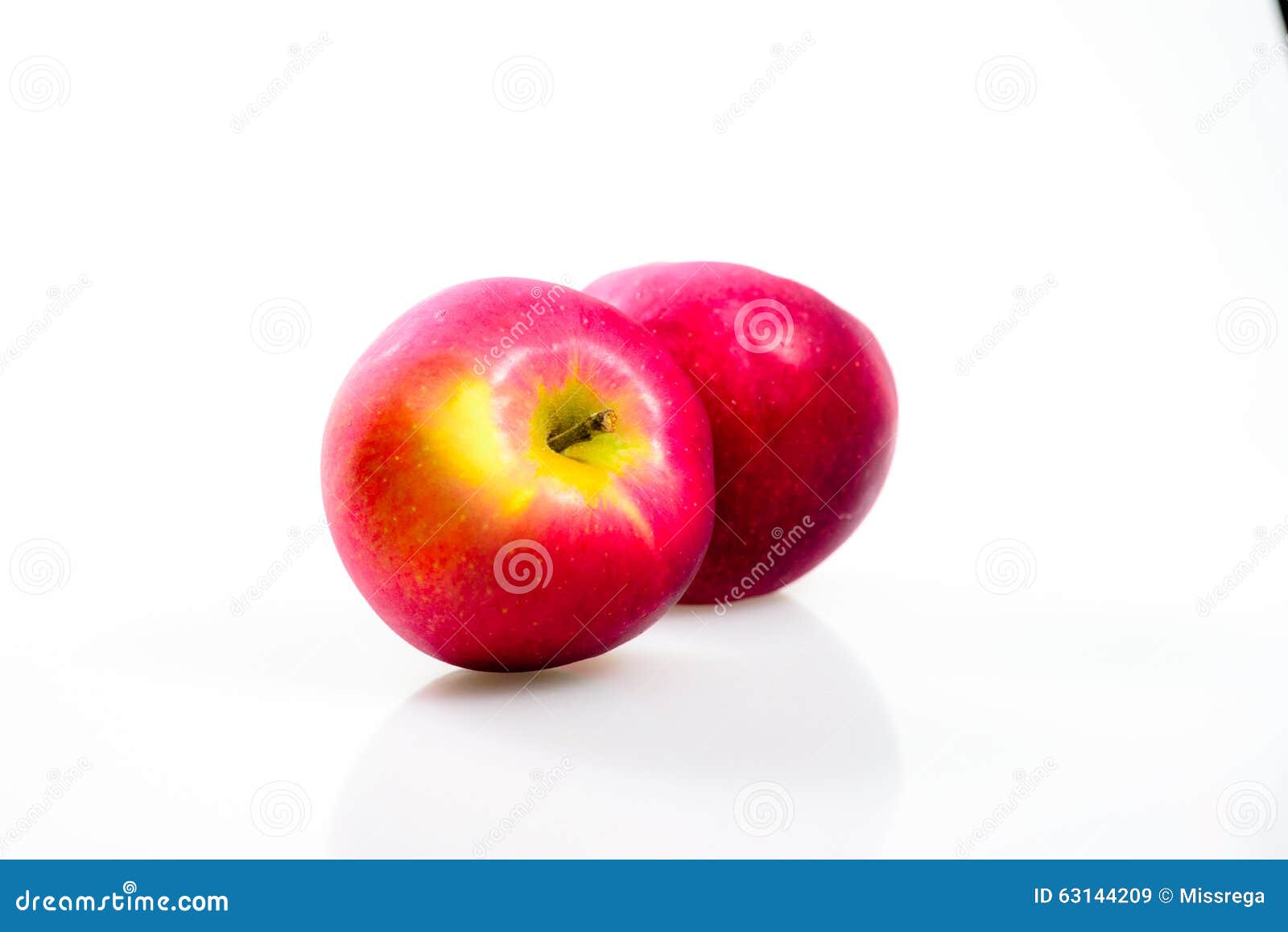 macintosh apple on the white background