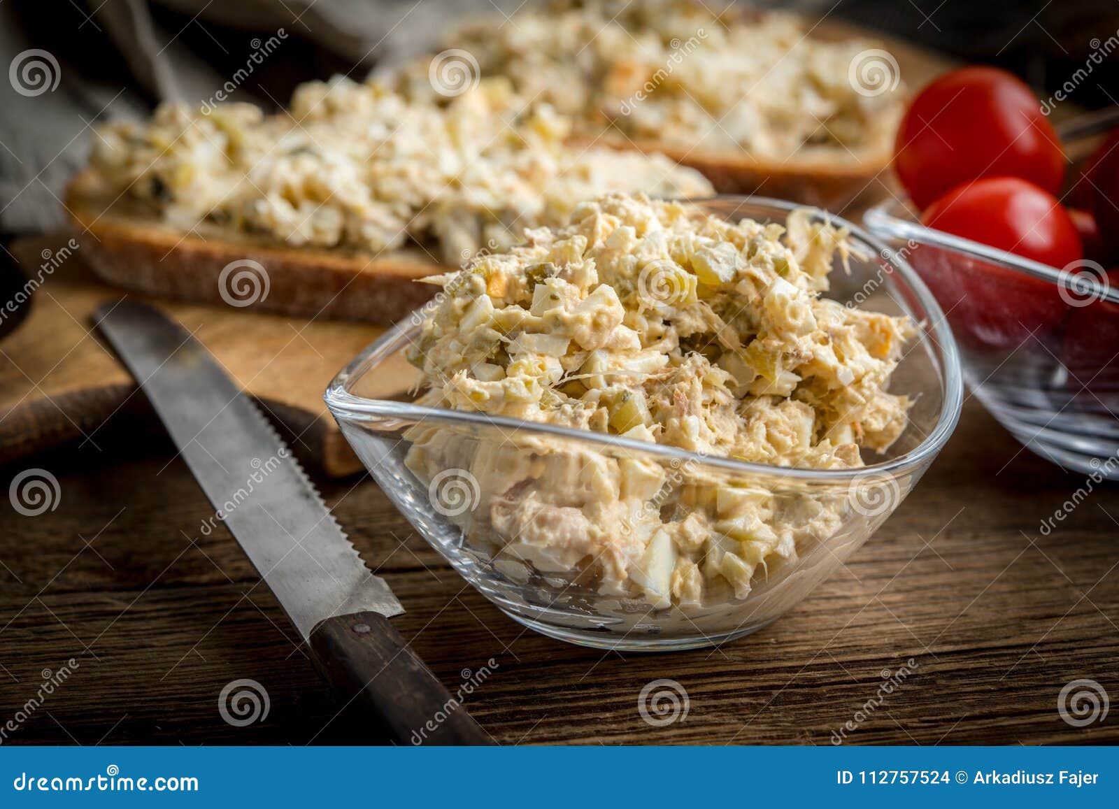 Mackerel fish paste. stock photo. Image of lunch, fresh 112757524