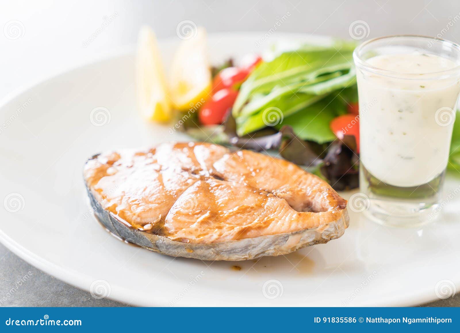 Mackerel fish steak stock photo. Image of mackerel, food 91835586