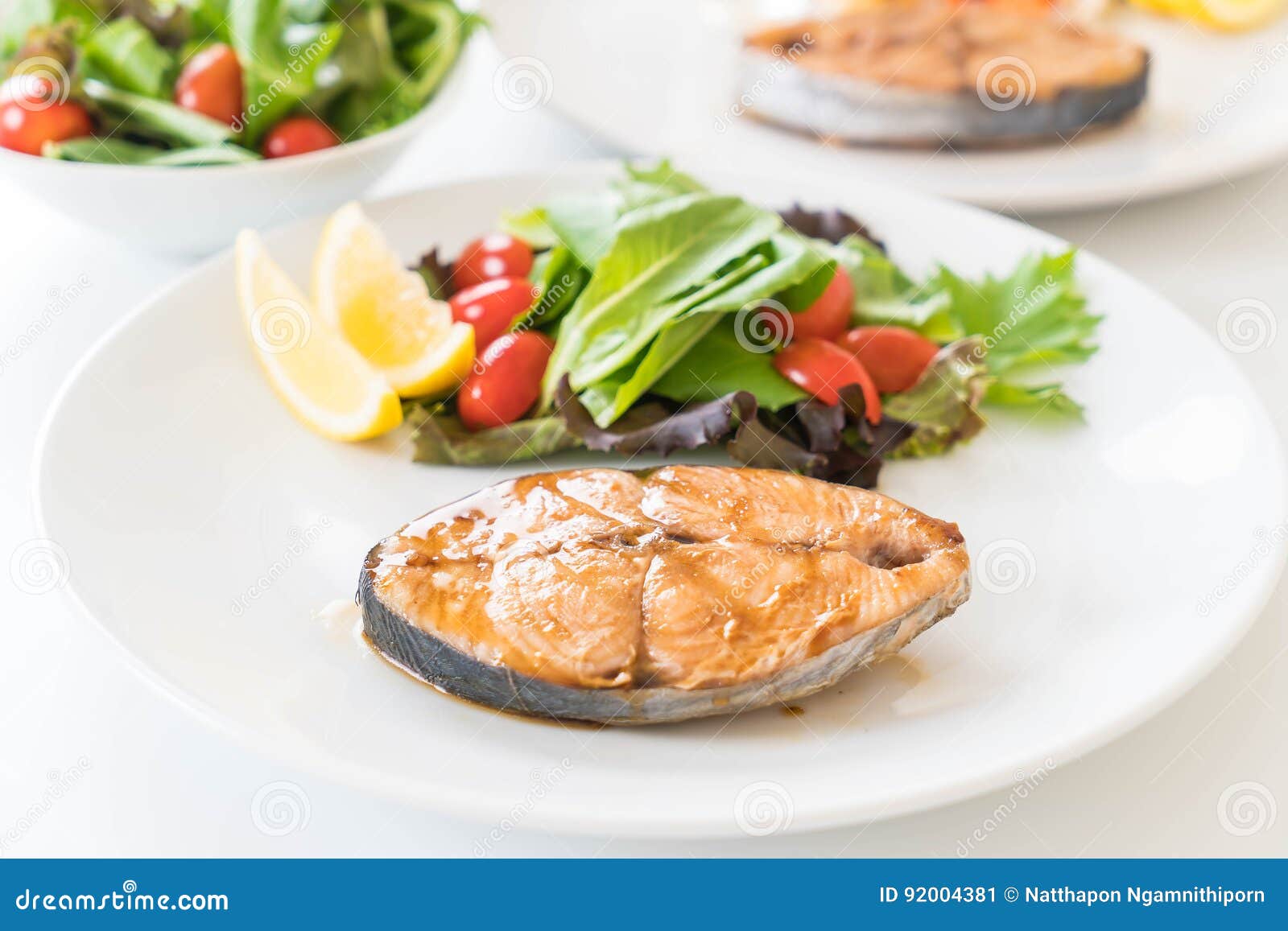 Mackerel fish steak stock image. Image of nutrition, fish 92004381
