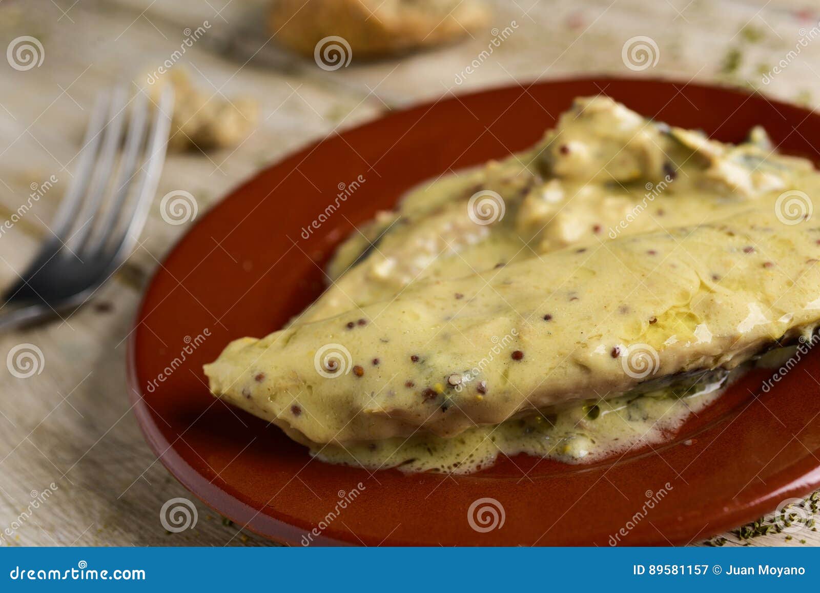 Mackerel with Mustard Sauce Stock Image Image of grilled, european