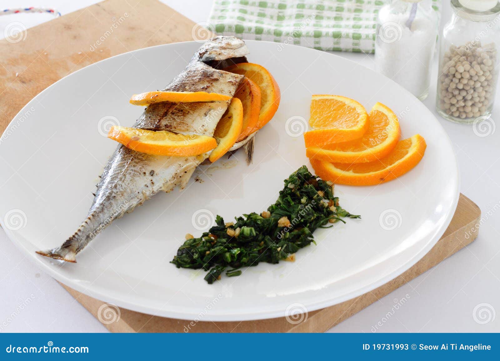 Mackerel in salsa verde stock image. Image of salt, mackerel 19731993