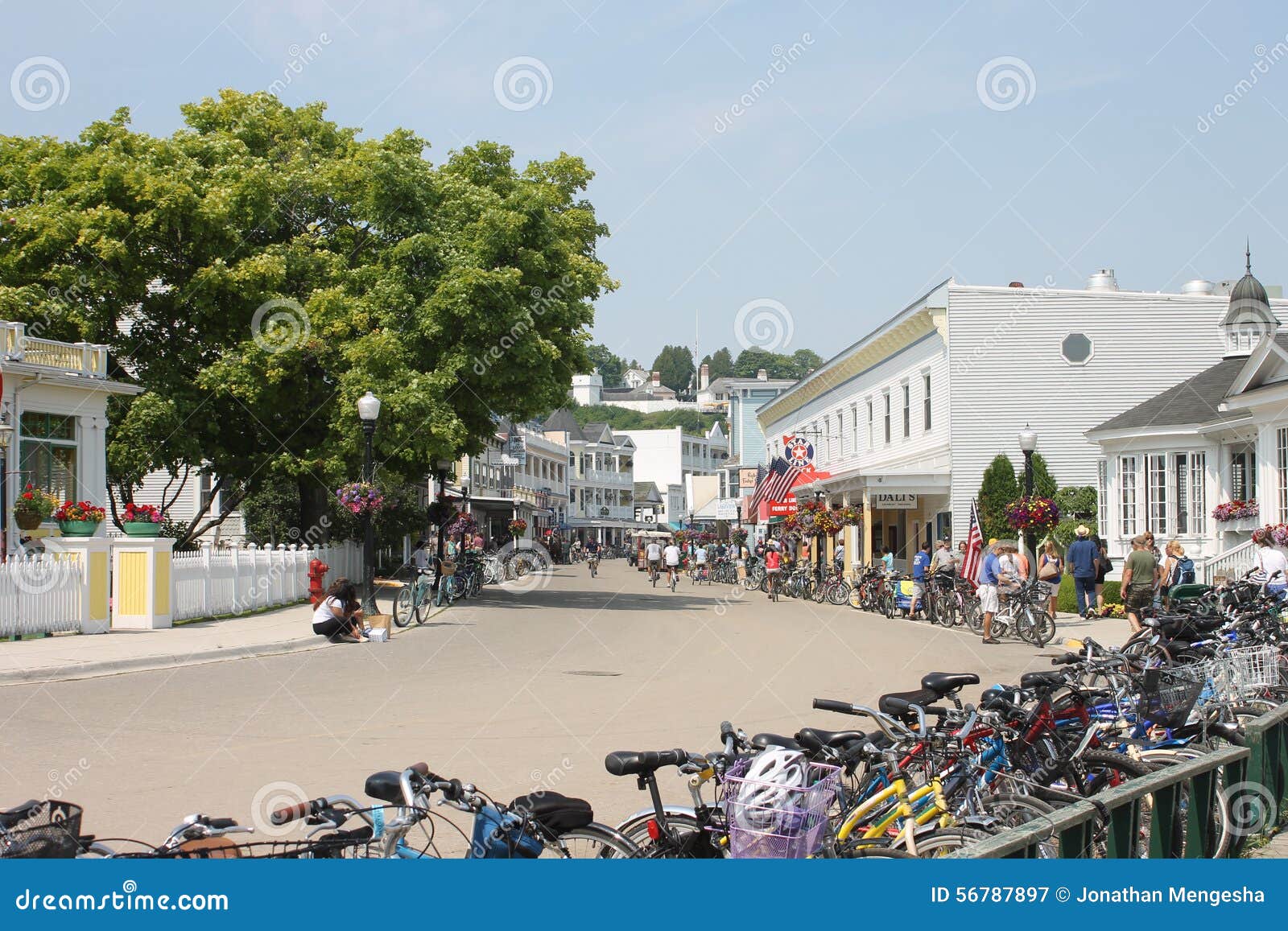 Mackinac Island Main Street Editorial Photography Image of main, street 56787897