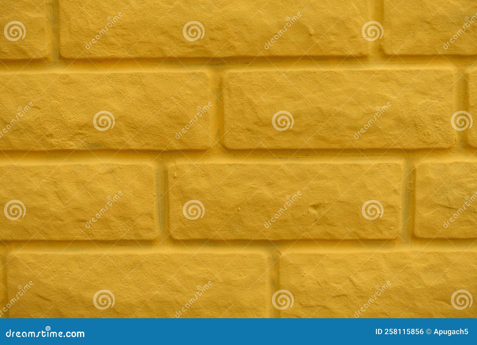 Macro of Yellow Painted Brick Veneer Wall Stock Photo Image of detail