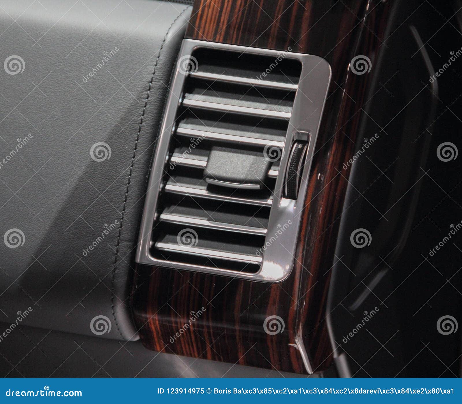 The Macro Close Up View of an SUV Air Vent Stock Image Image of cars