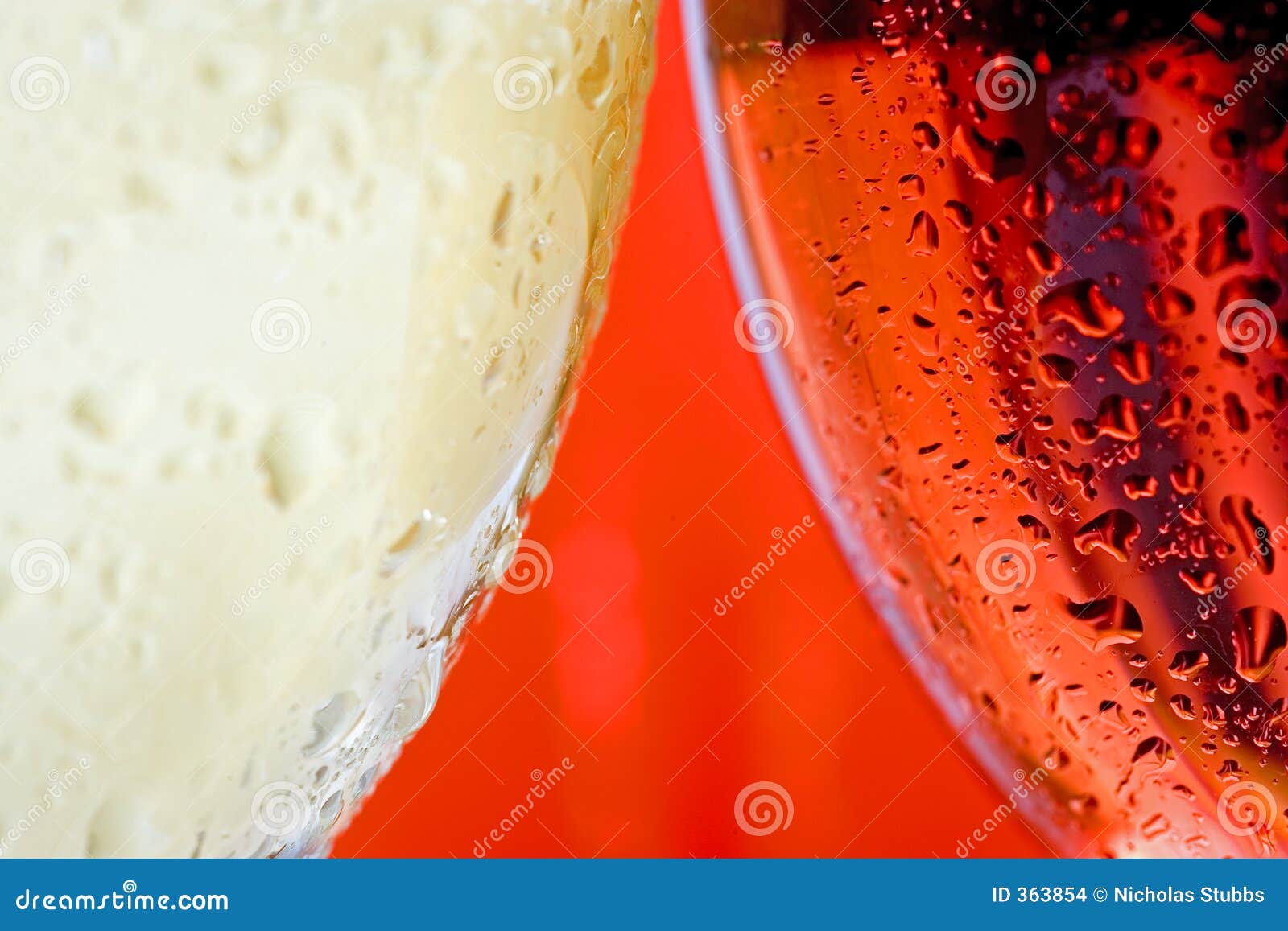 Macro Close Up Wine Glass and White and Red or Rose Wine Stock Photo Image of close, blood 363854