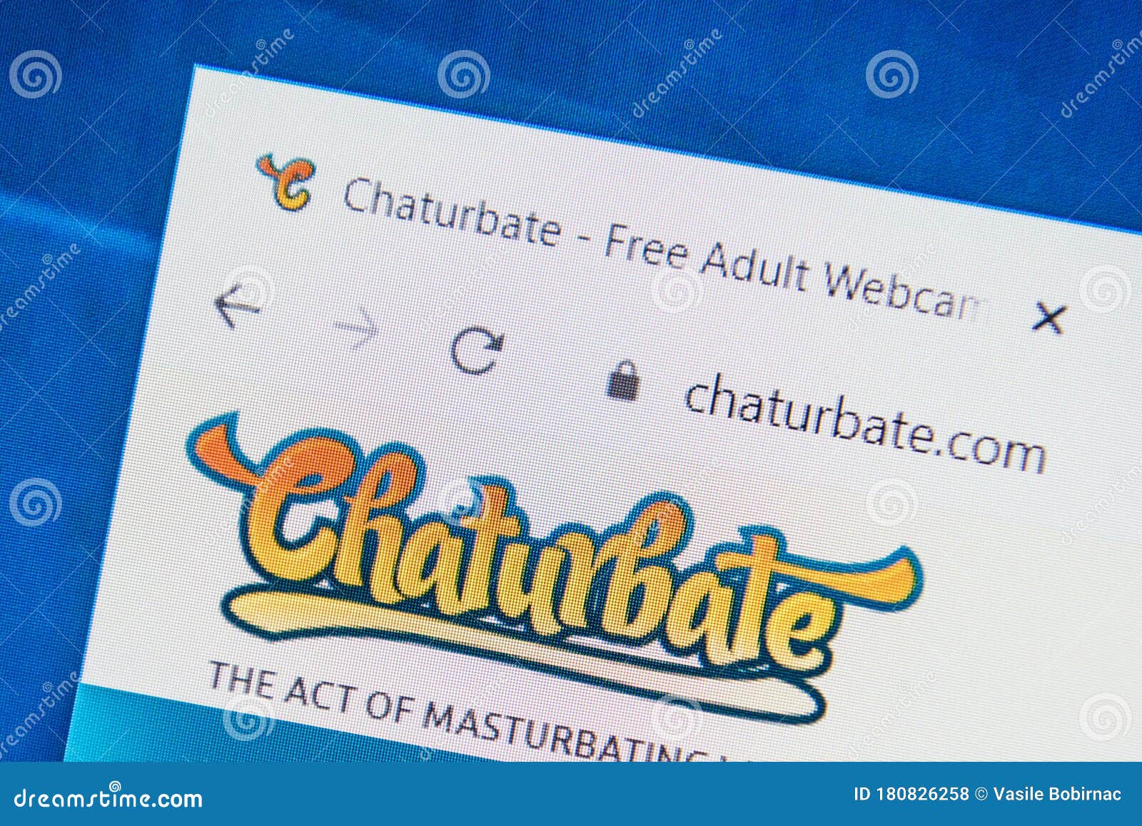 Chaturbate.com Web Site. Selective Focus. Editorial Stock Photo - Image ...