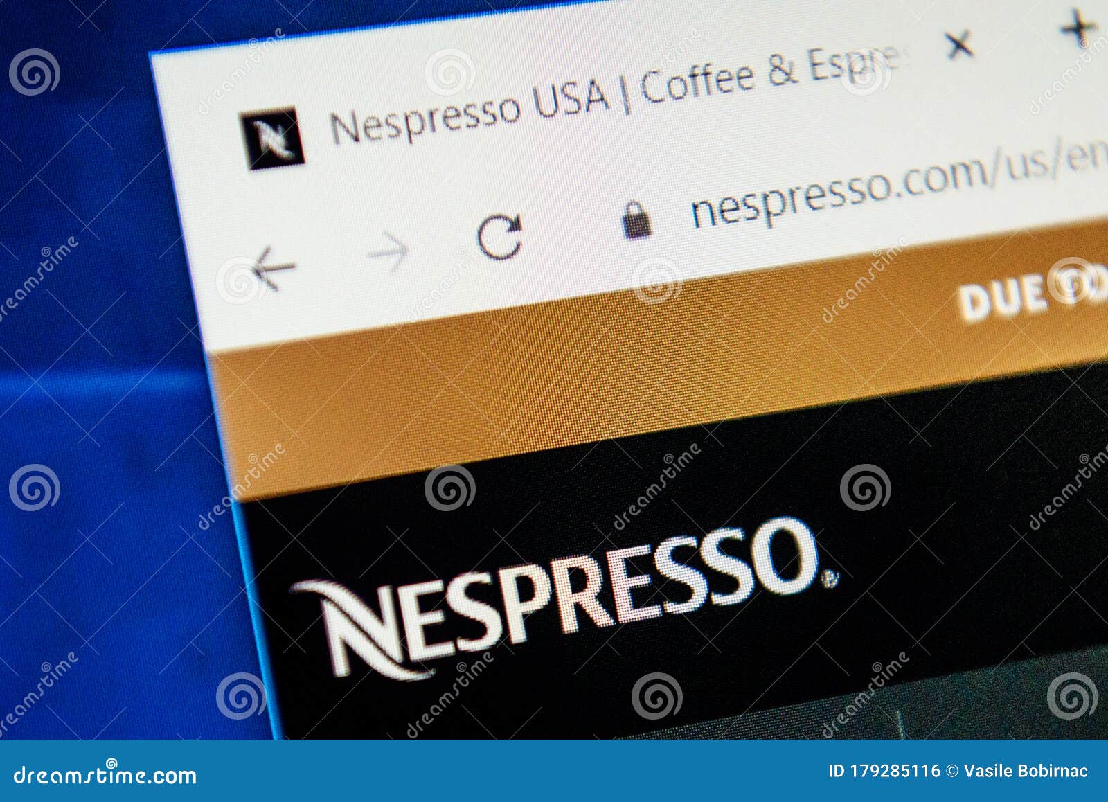 Nespresso.com Web Site. Focus. Editorial Photo - Image of network, browse: 179285116