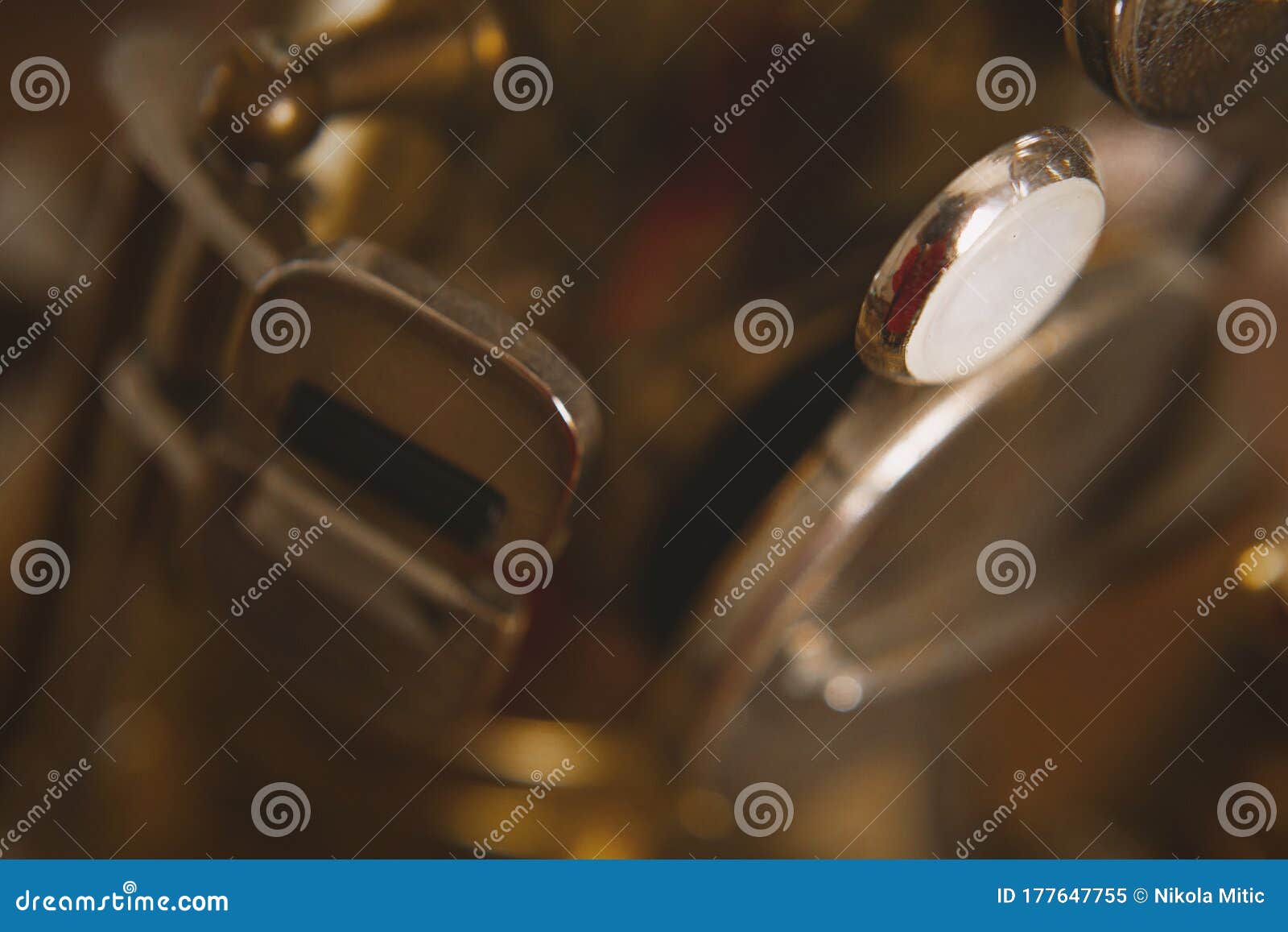 Tenor Saxophone Keys of a Sax Stock Image Image of ensemble, sound
