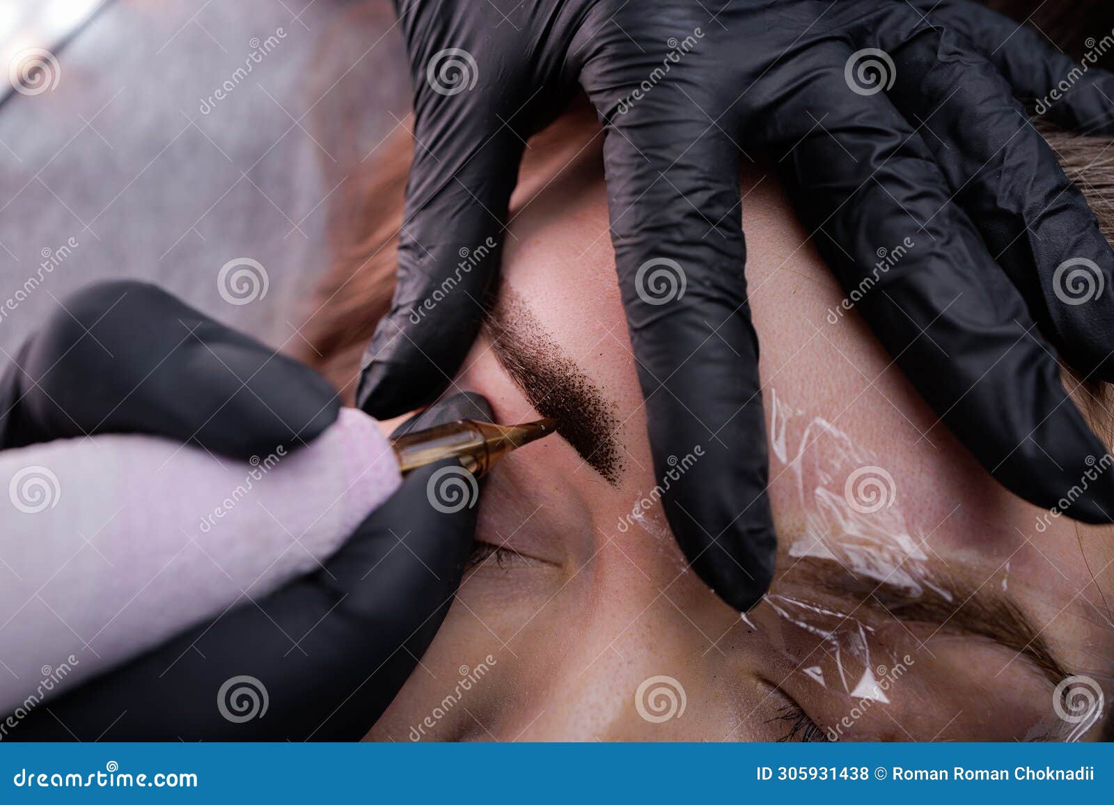 pmu procedure, permanent eyebrow makeup.