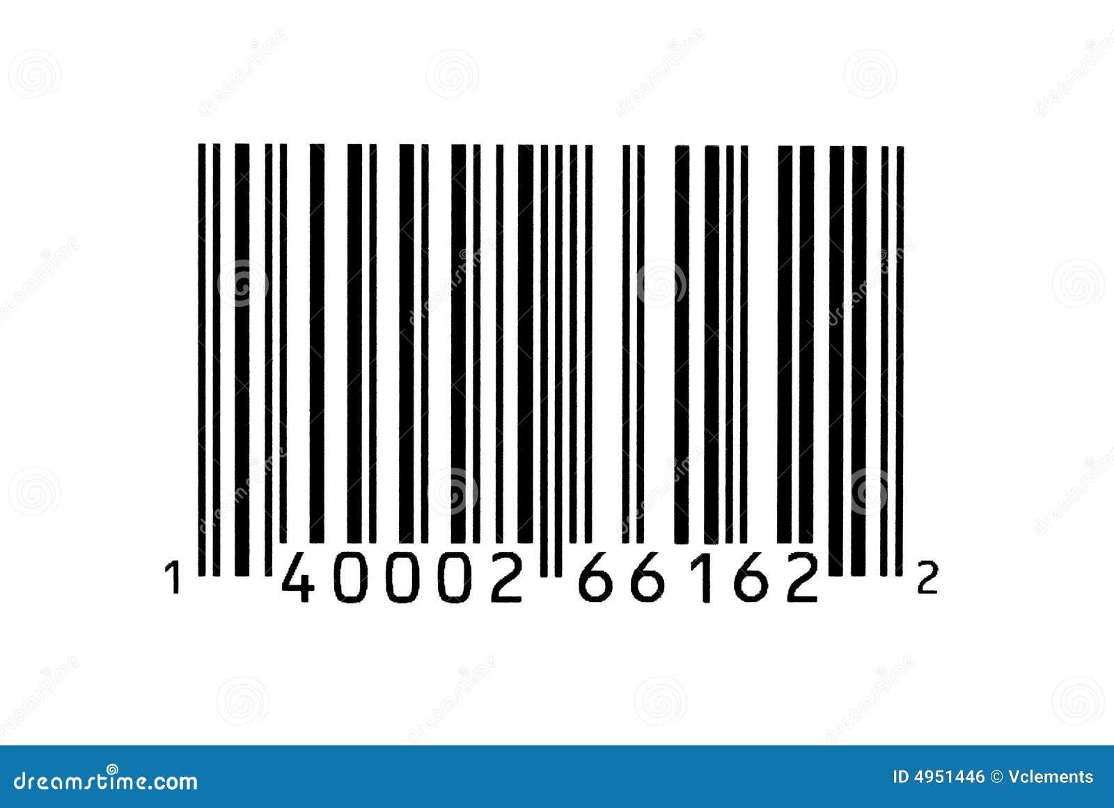 macro photograph of a bar code