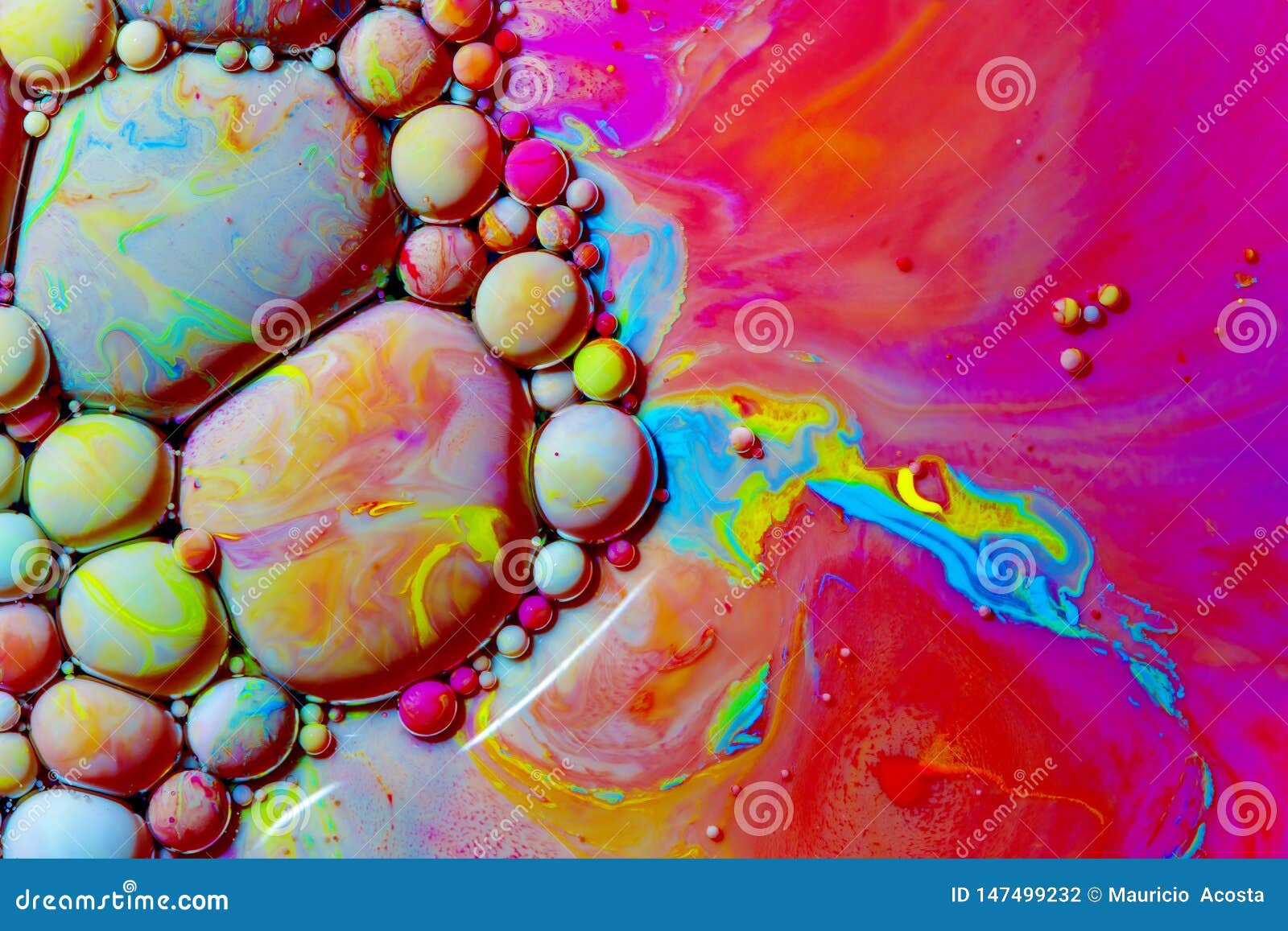 macro photography of colorful bubbles xxxi