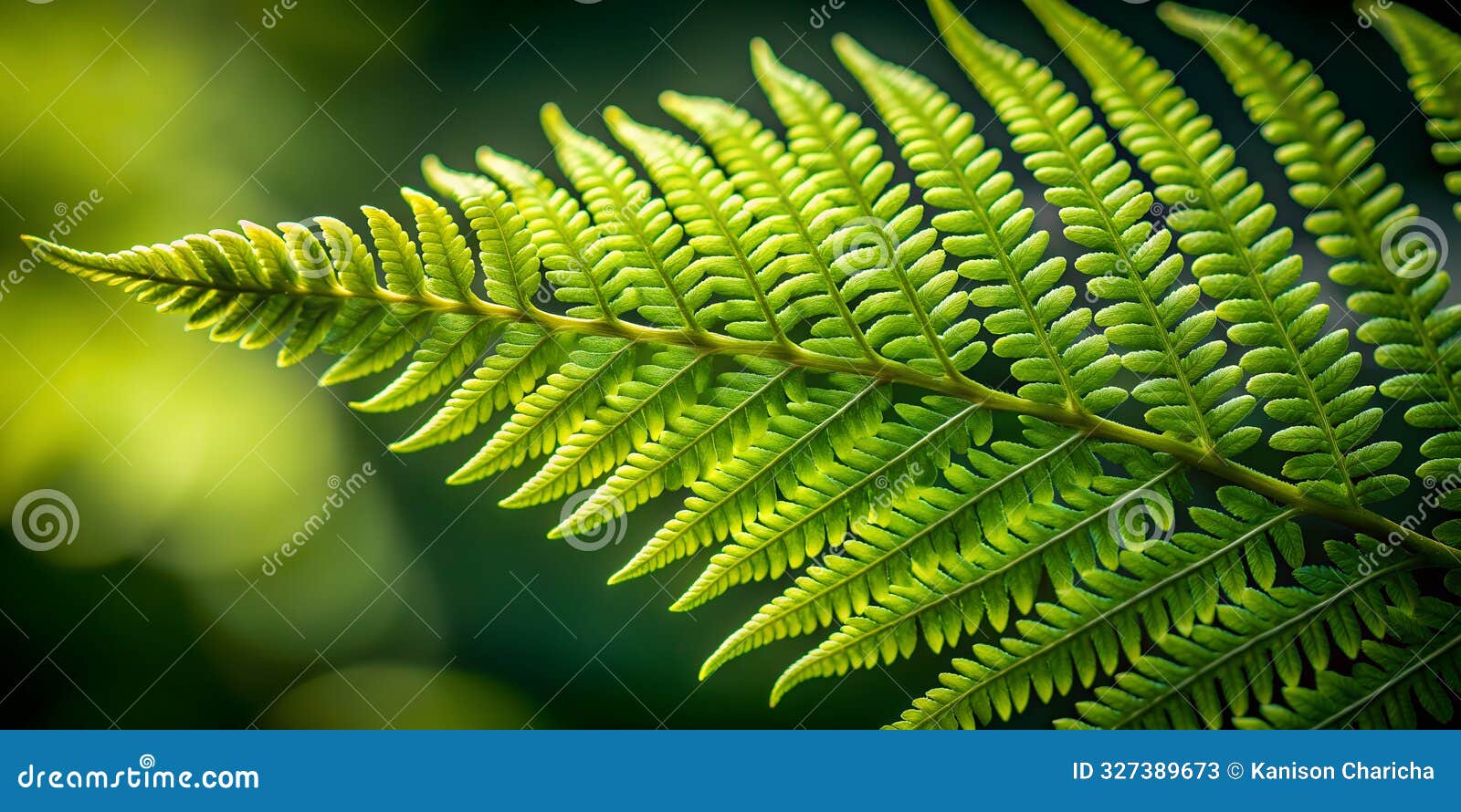 macro photography of a freen plant leaf with structure detail and depth of field creative ai