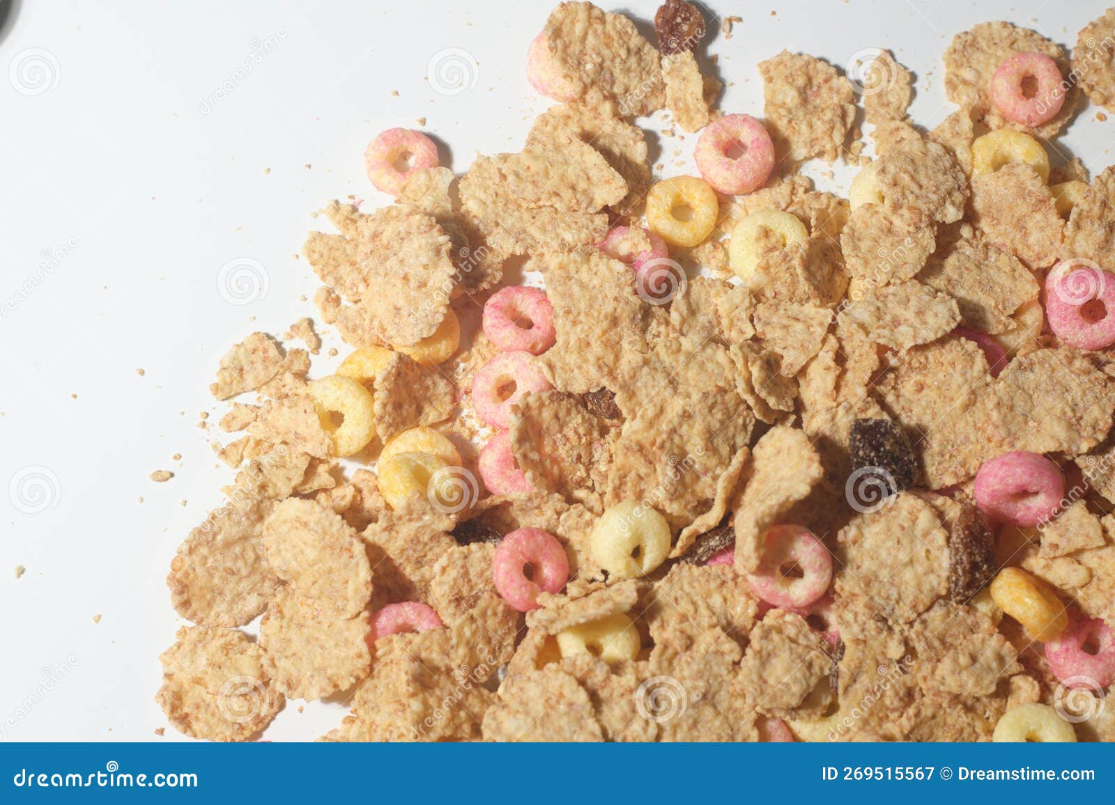 Colorful cornflakes stock image. Image of cake, dish 269515567