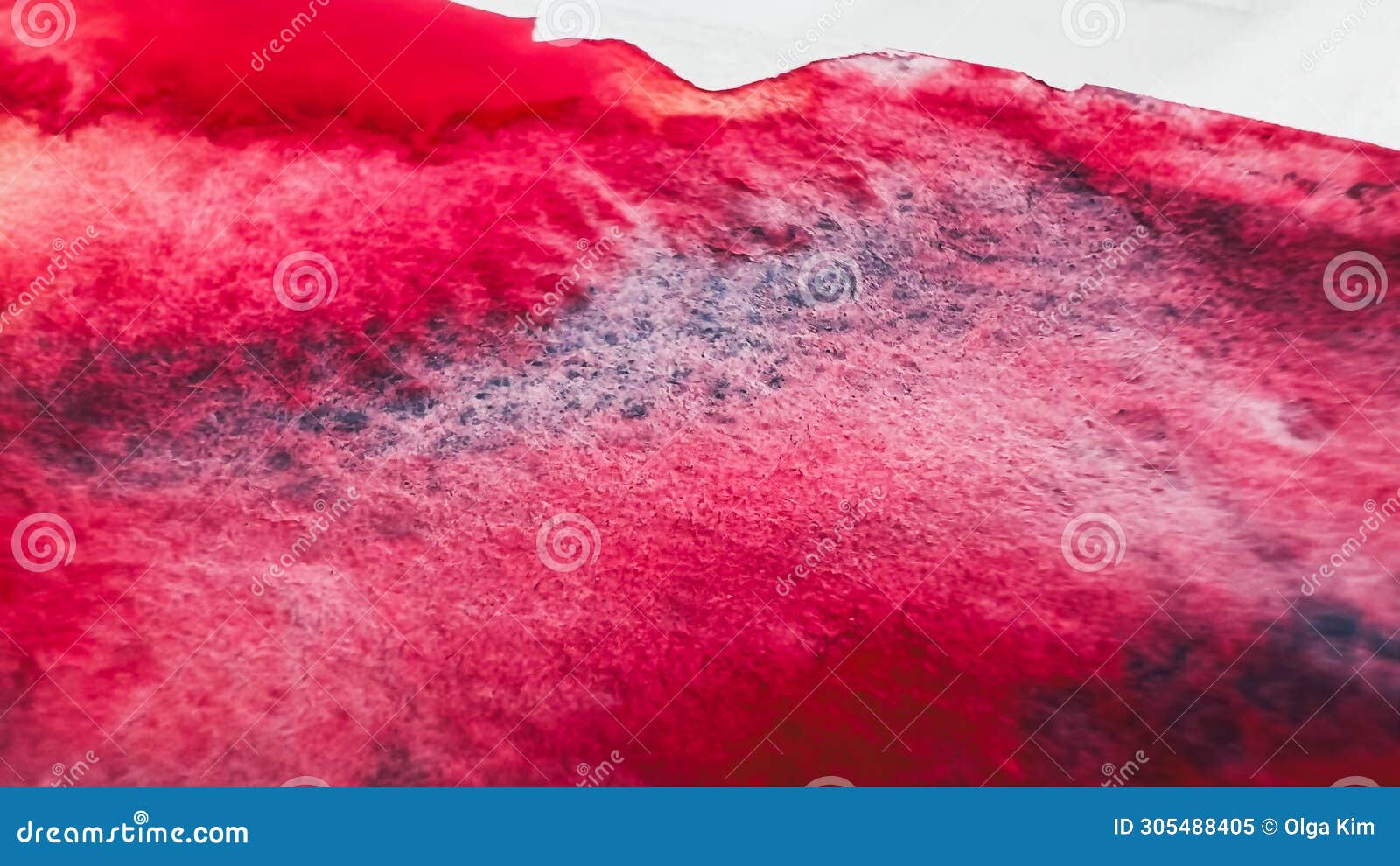 macro view of watercolor pigment texture. aquarelle artistic granulation effect. watercolour abstract blobs wallpaper