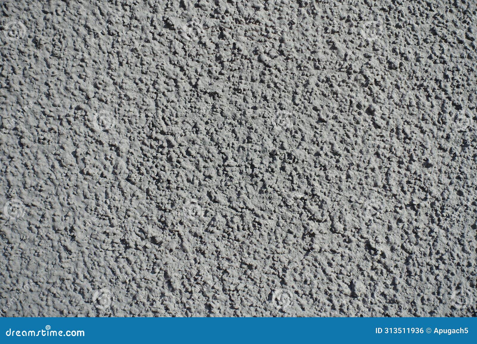 macro of wall with gray roughcast finish