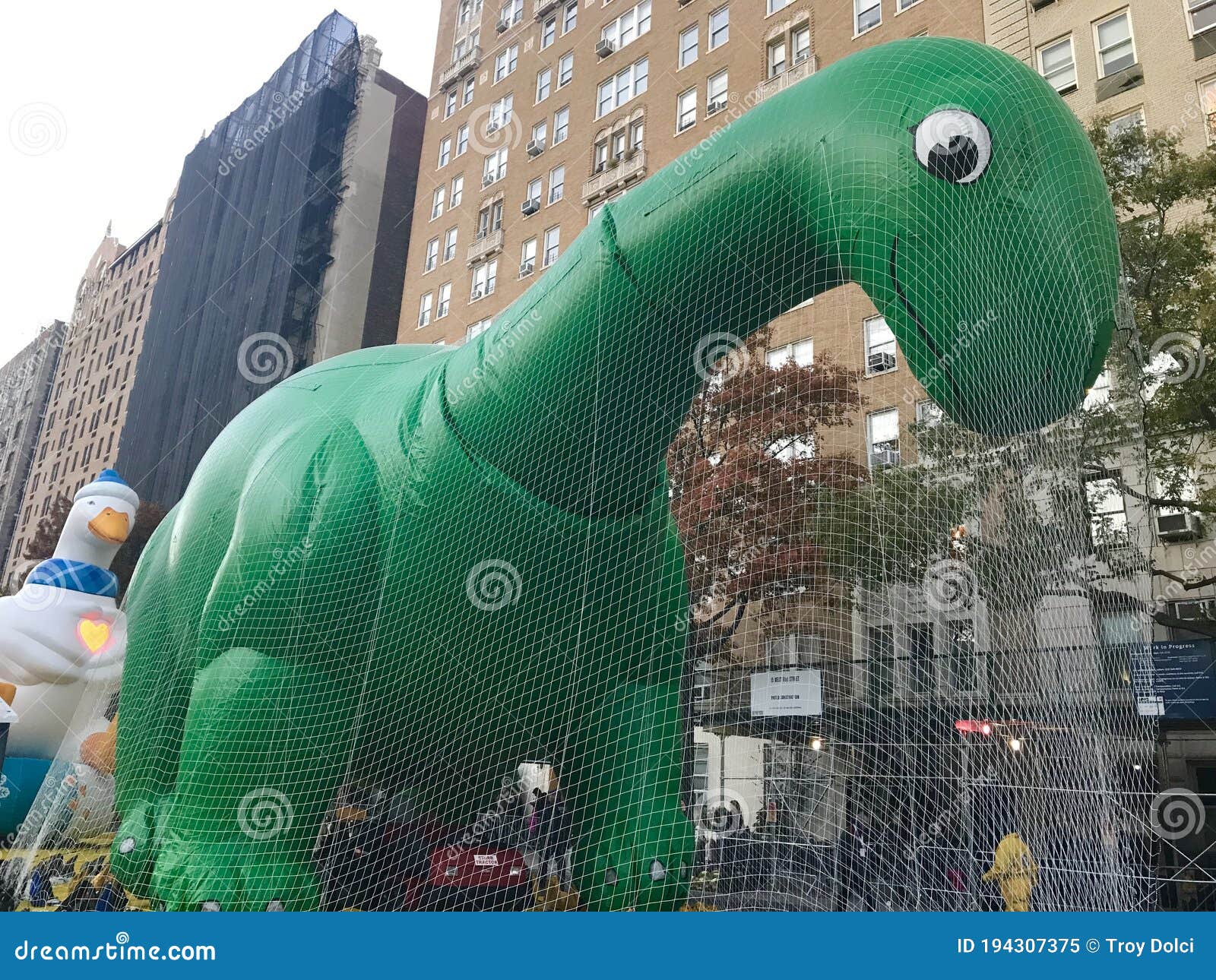 Macy`s Balloon Inflation for the Thanksgiving Day Parade Editorial