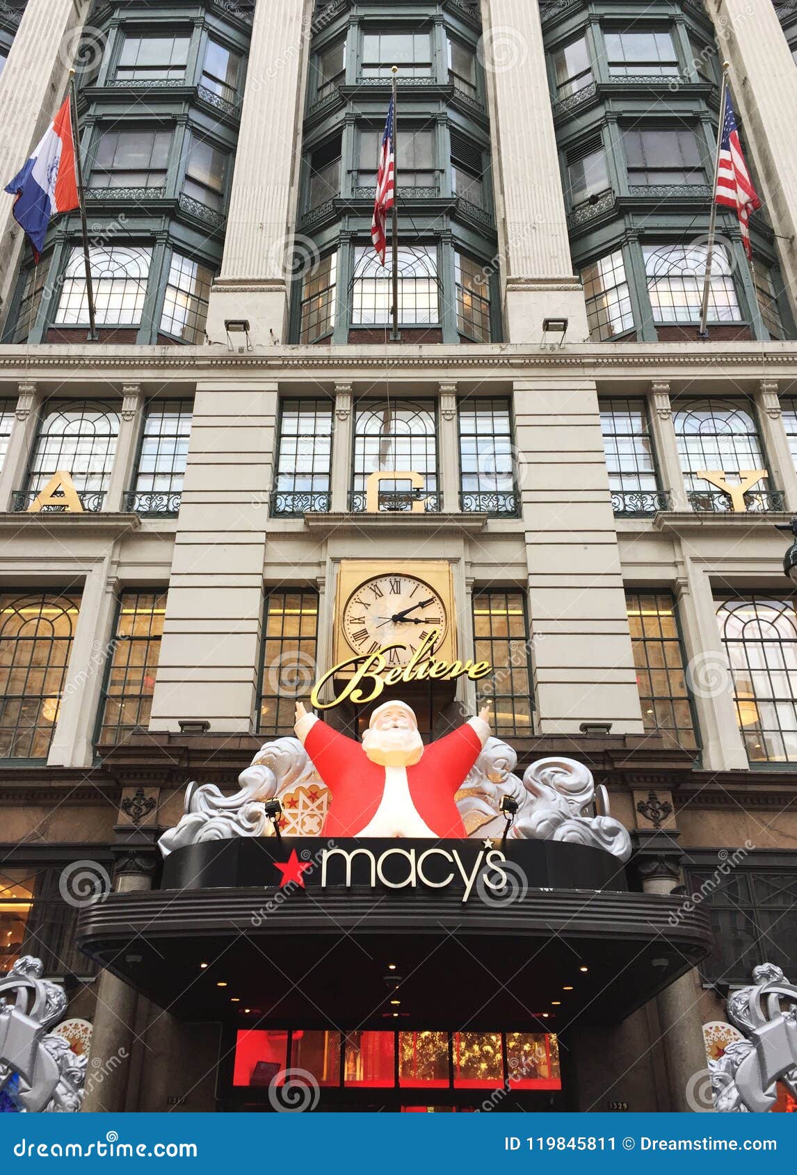 Macy`s Department Store New York During Christmas Editorial Photo - Image of shop, department ...