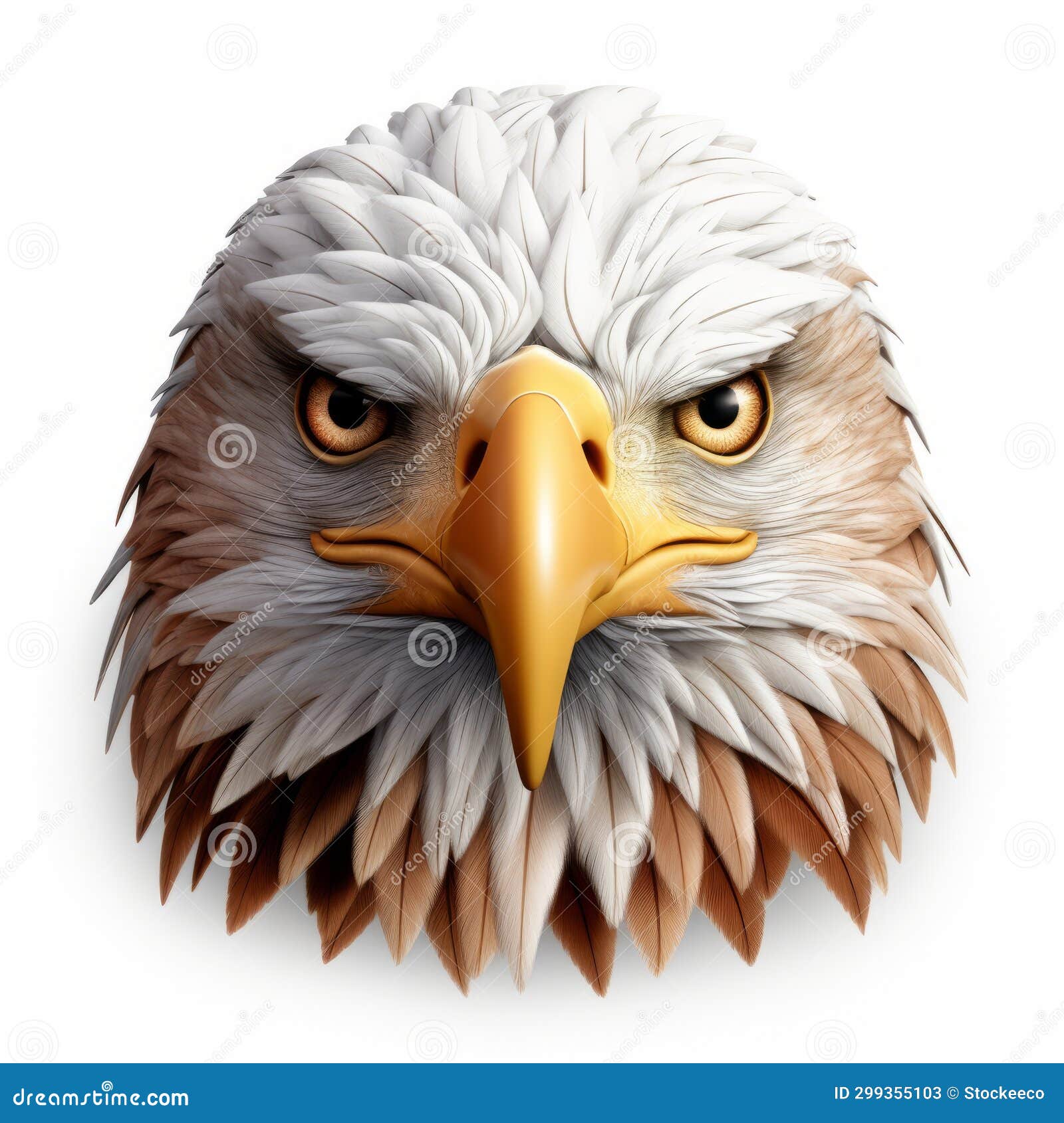 Macos 11 Eagle Icon: Realistic Wildlife Portrait with Xbox 360 Graphics