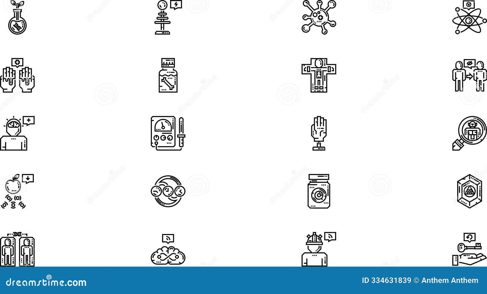mad science icons high-quality  icons collection with editable stroke. ideal for professional and creative