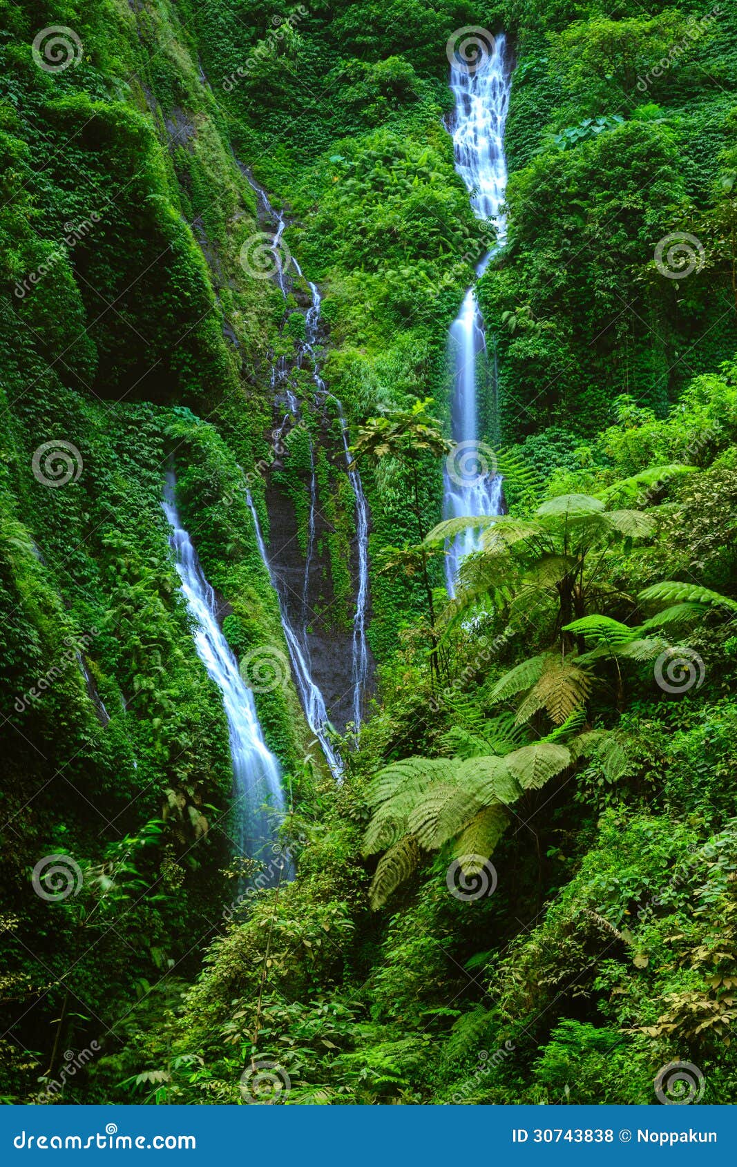 Madakaripura Wasserfall  Osttimor Indonesien  Stockfoto 