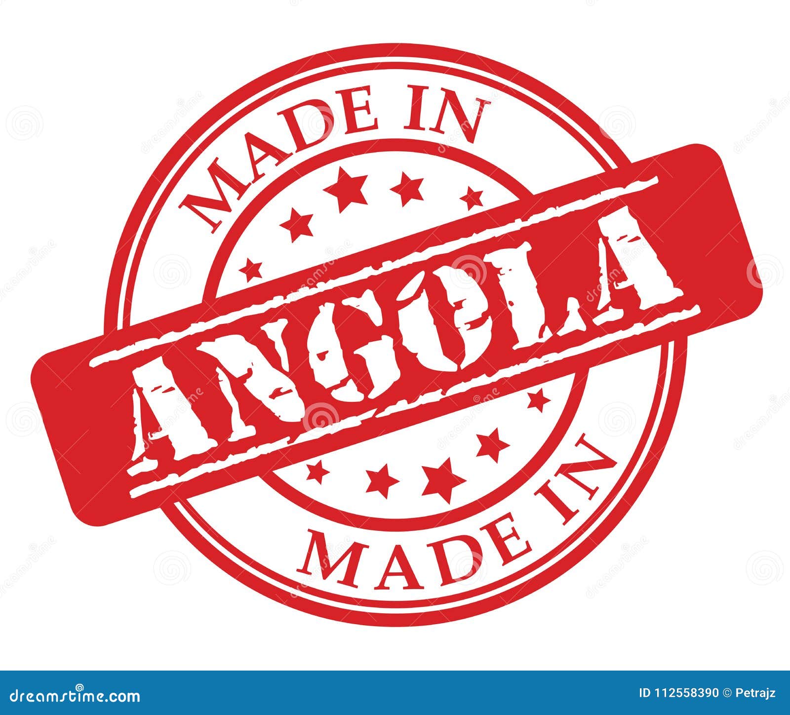 Made in Angola Red Rubber Stamp Stock Vector - Illustration of seal ...