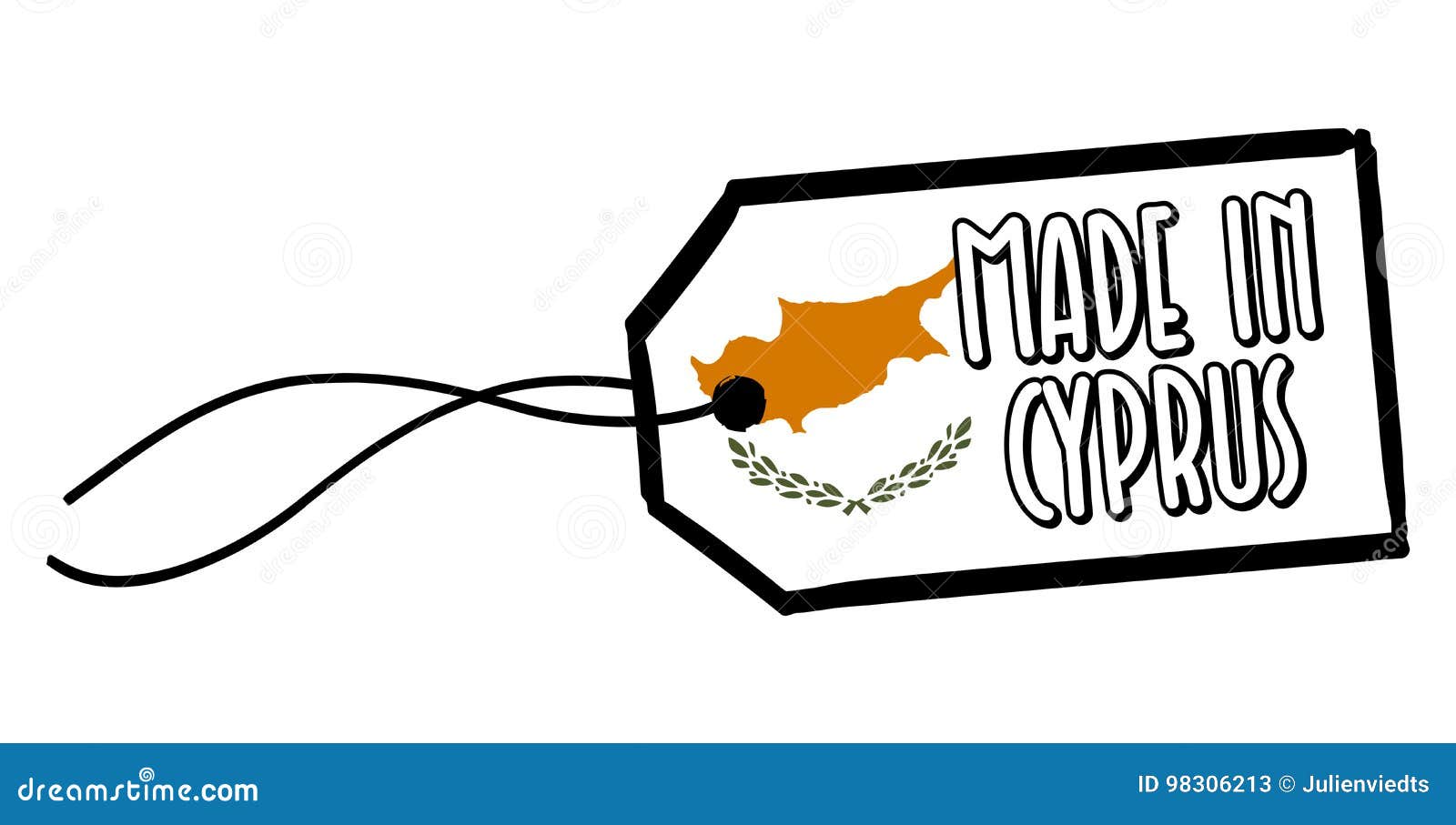 Made in Cyprus Label. stock vector. Illustration of stamp 98306213