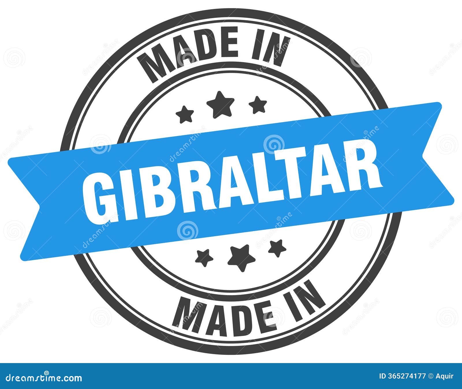 Made in Gibraltar Round Sign. Made in Gibraltar Stamp Stock Vector -  Illustration of produced, gibraltar: 365274177