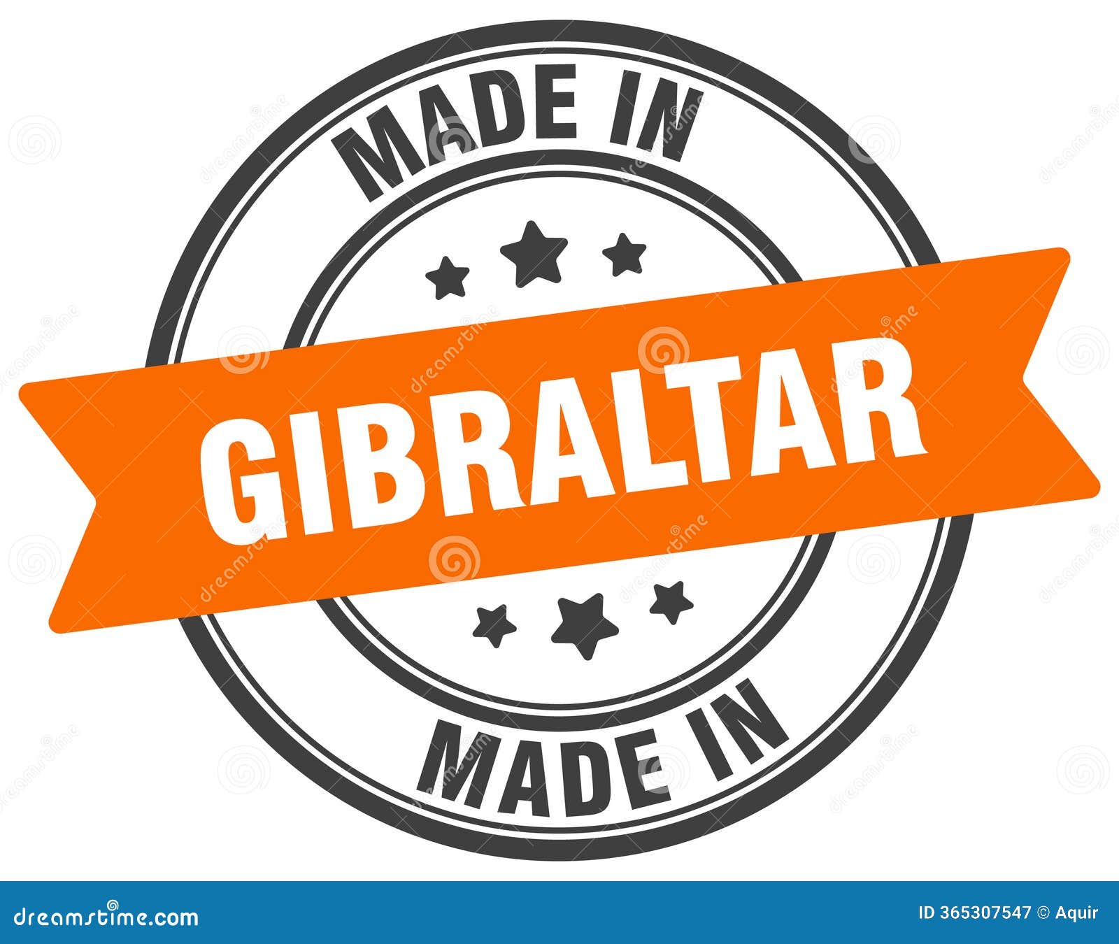 Made in Gibraltar Round Sign. Made in Gibraltar Stamp Stock Vector -  Illustration of vignette, produce: 365307547