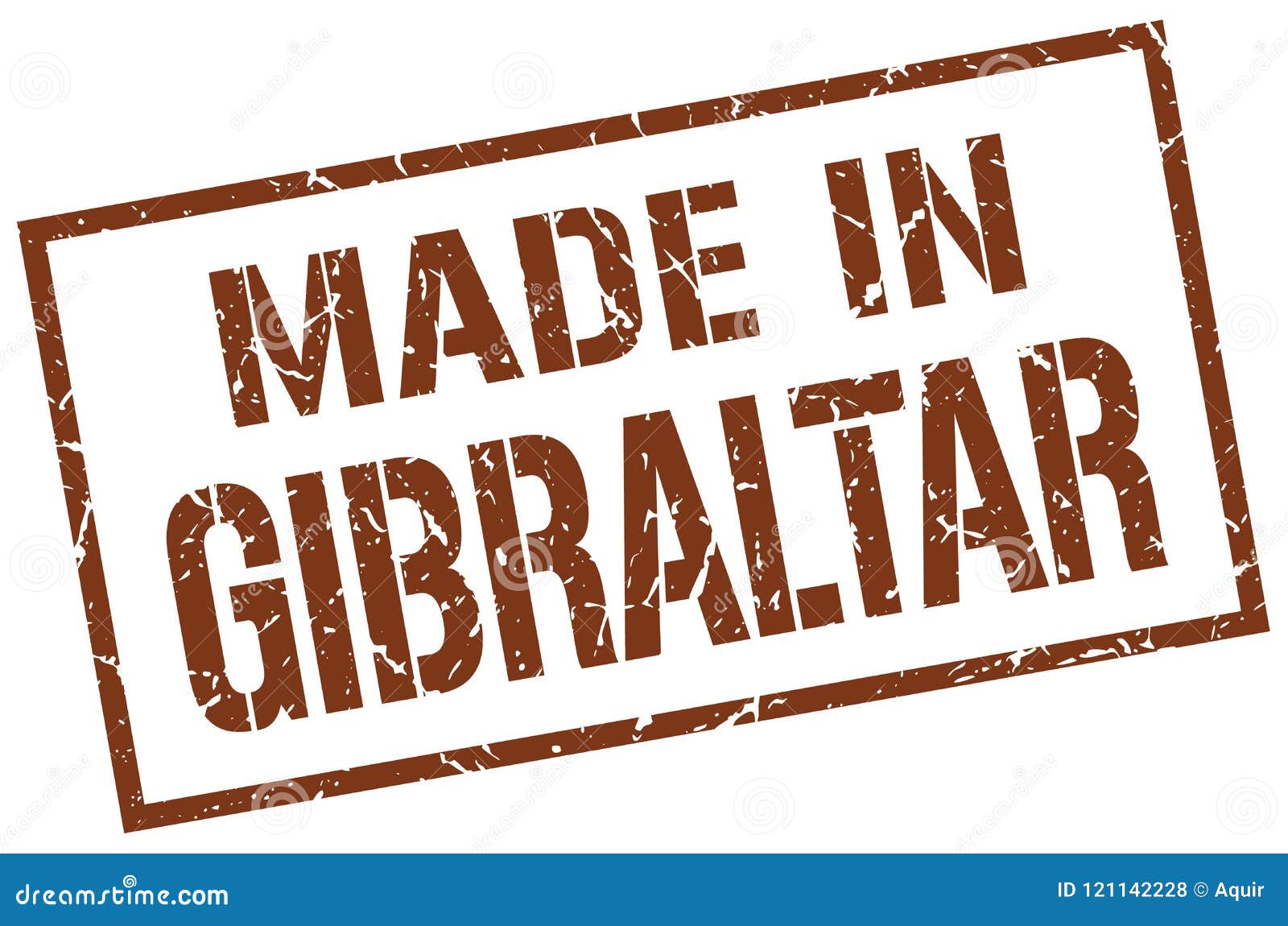 Made in Gibraltar stamp stock vector. Illustration of white - 121142228