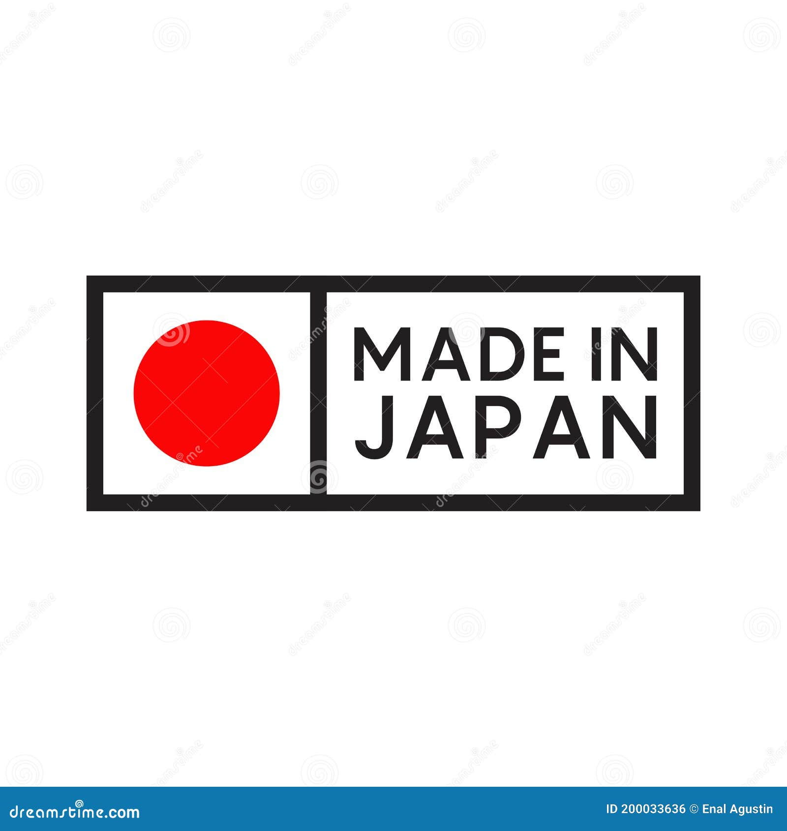 Made in Japan Symbol Logo Design Template Stock Vector - Illustration of  food, emblematic: 200033636