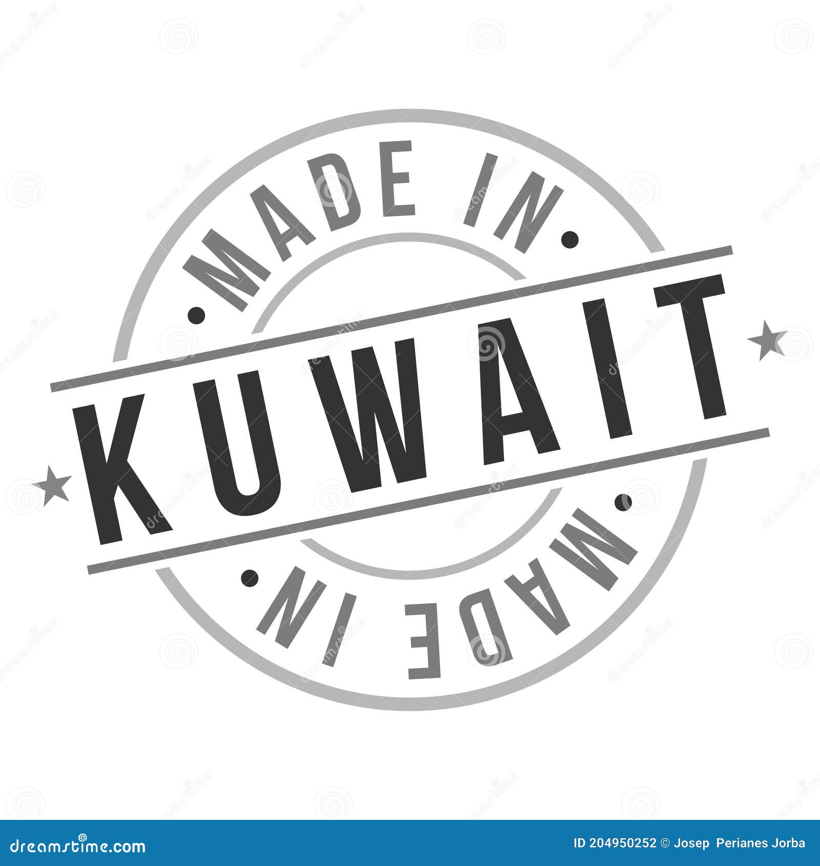 made in kuwait asia travel stamp icon   object seal badge national product badge .