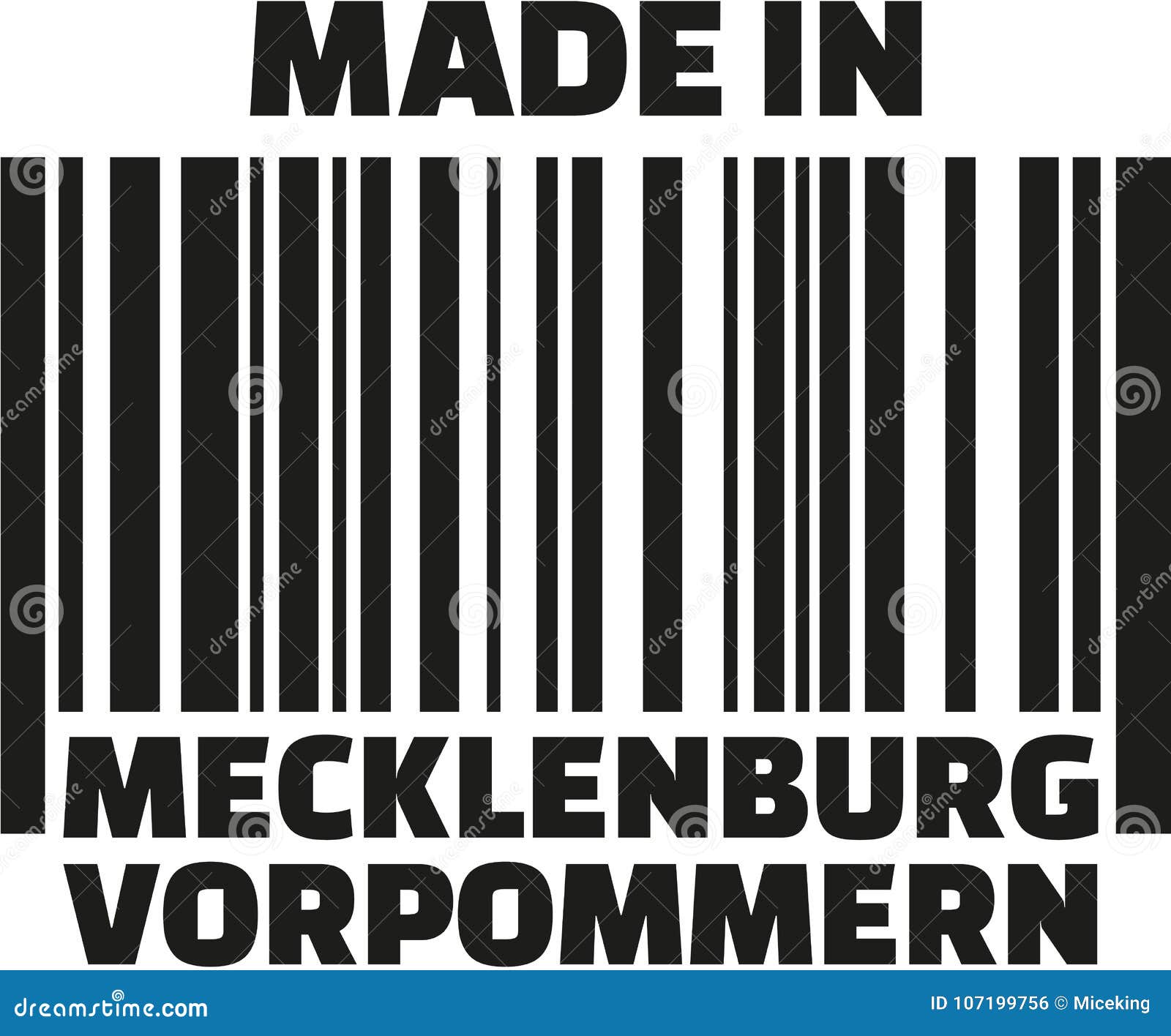 made in mecklenburg-western pomerania barcode german