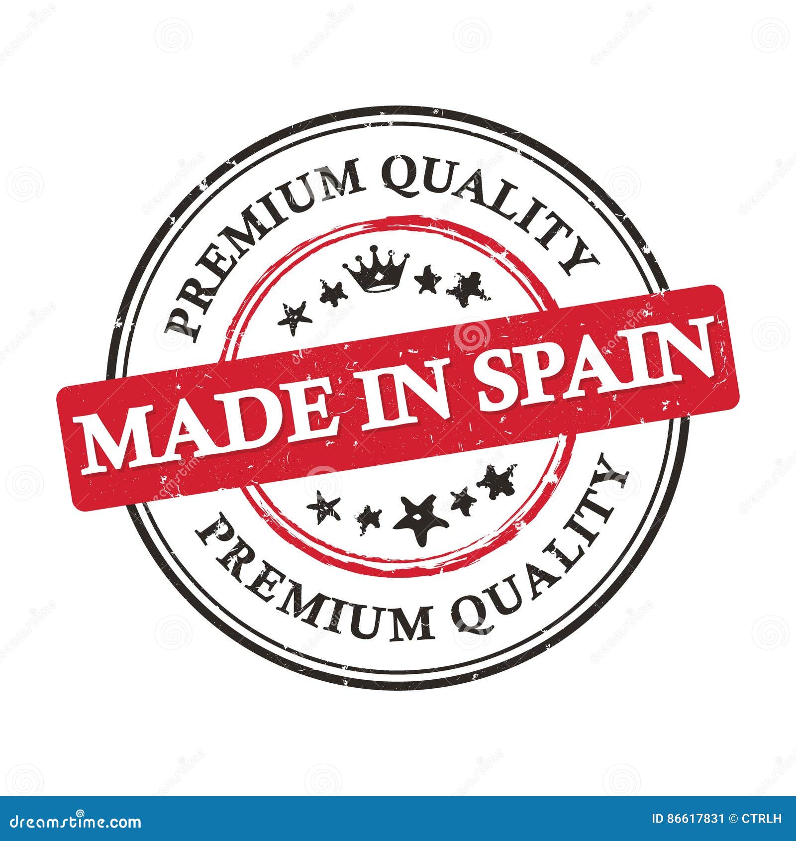 Made in Spain, Premium Quality Printable Banner / Sticker Stock Vector ...