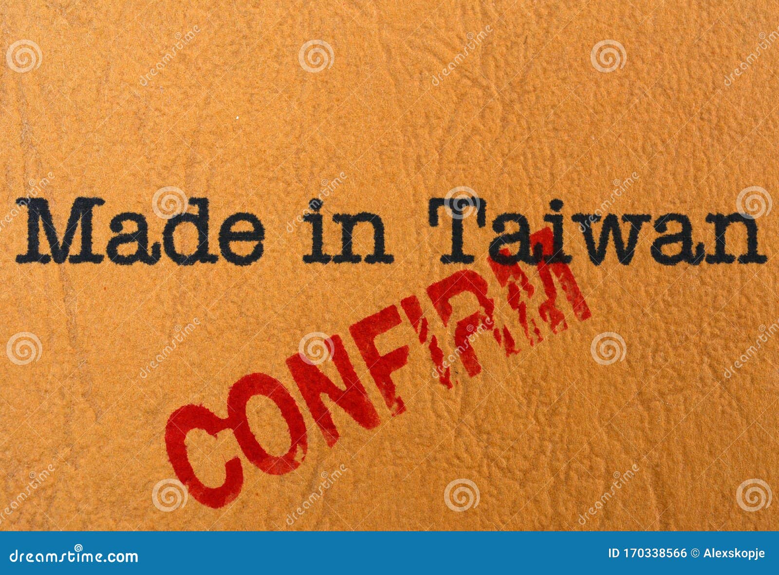 Made in Taiwan stock photo. Image of sign, stamp, seal 170338566