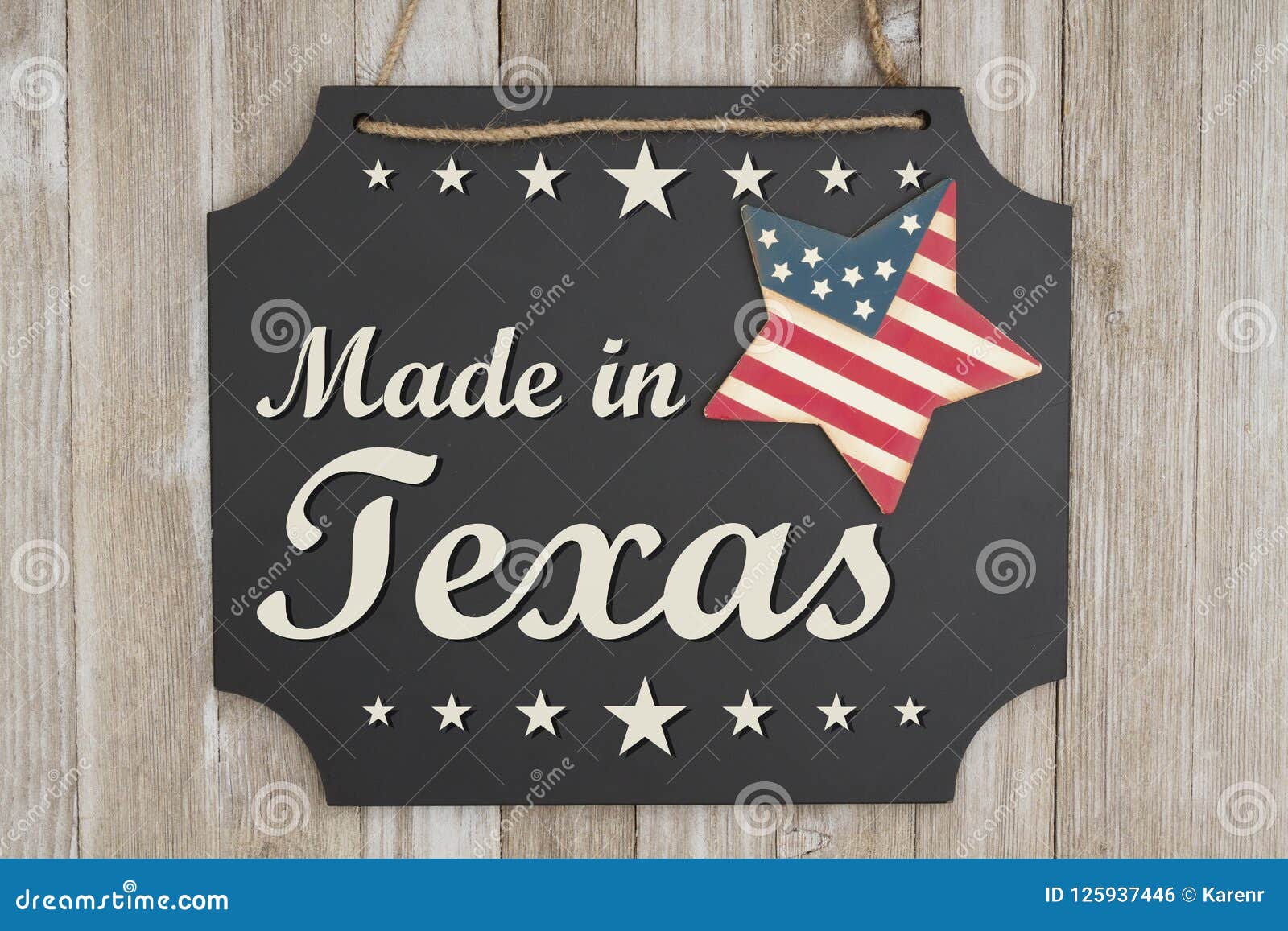 united states of america made in texas message
