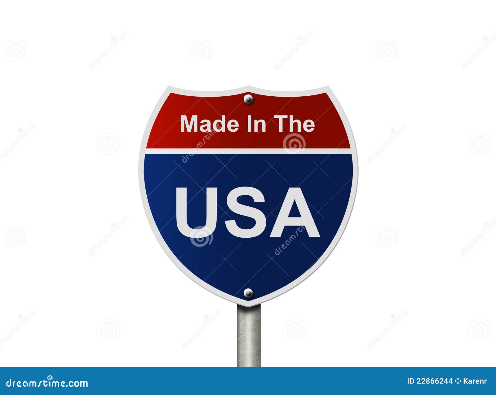 made in the usa interstate sign