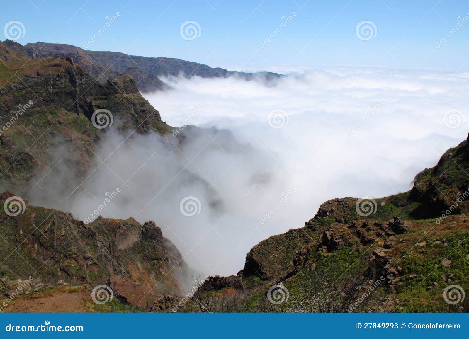 Madeira Mountains stock image. Image of excursion, relaxation 27849293