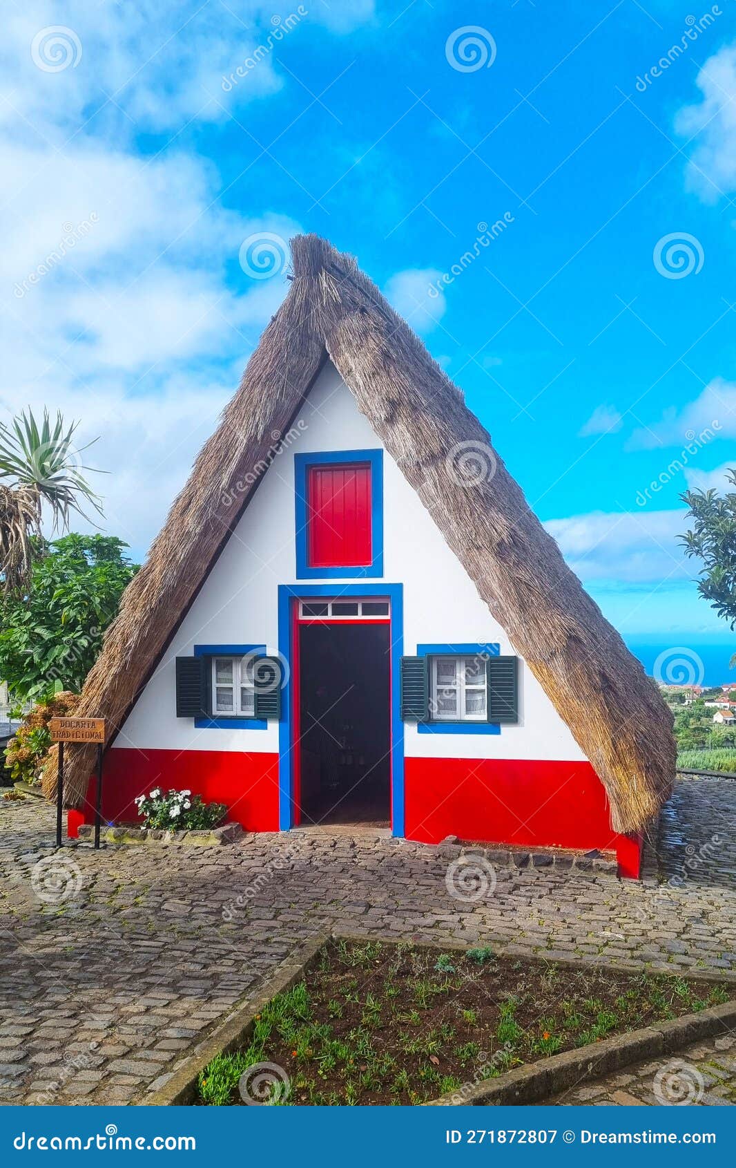 Casa de Santana', a traditional type of house in Madeira Islands