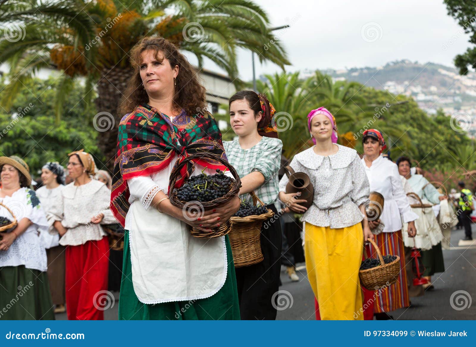 Madeira Wine Festival in Funchal. Editorial Stock Image - Image of ...