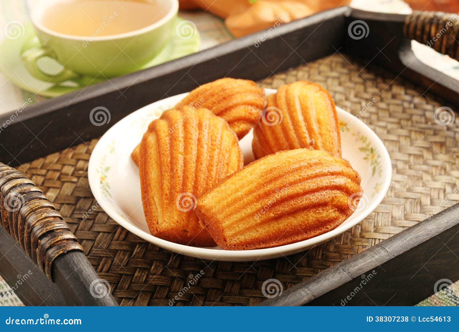 Madeleine stock photo. Image of plate, cake, france, madeleine 38307238