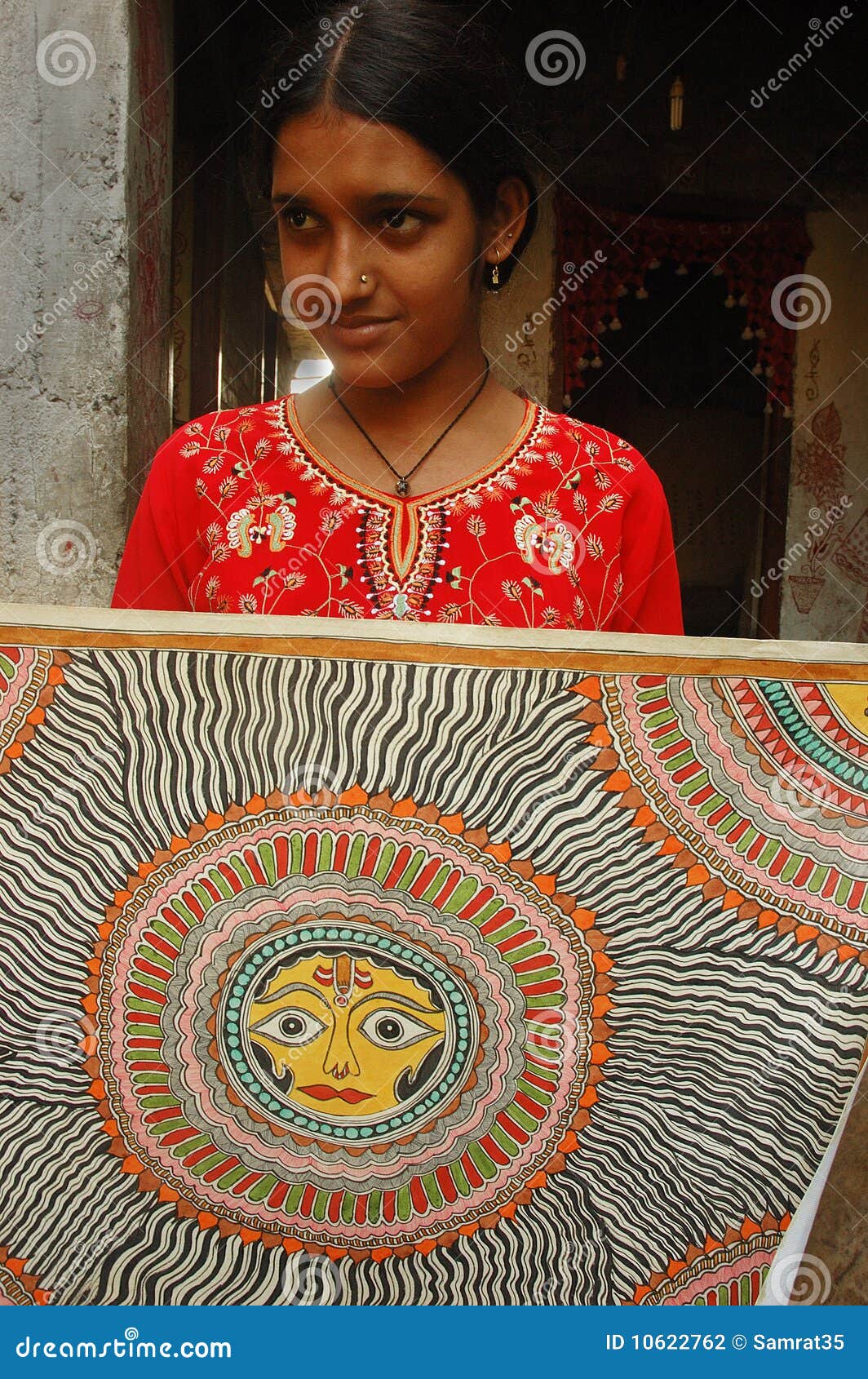Madhubani Painting In Bihar-India Editorial Photography - Image of