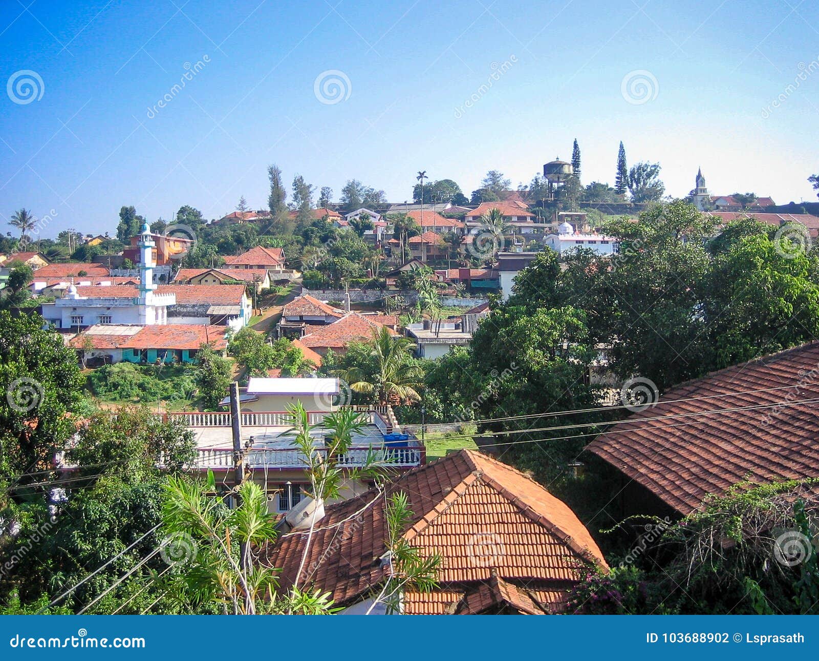 madikeri town, coorg, karnataka, india