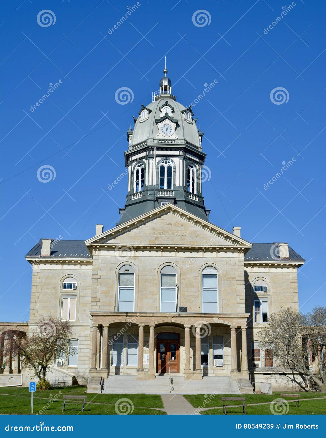 Madison County Courthouse imagen de archivo editorial. Imagen de cuadro